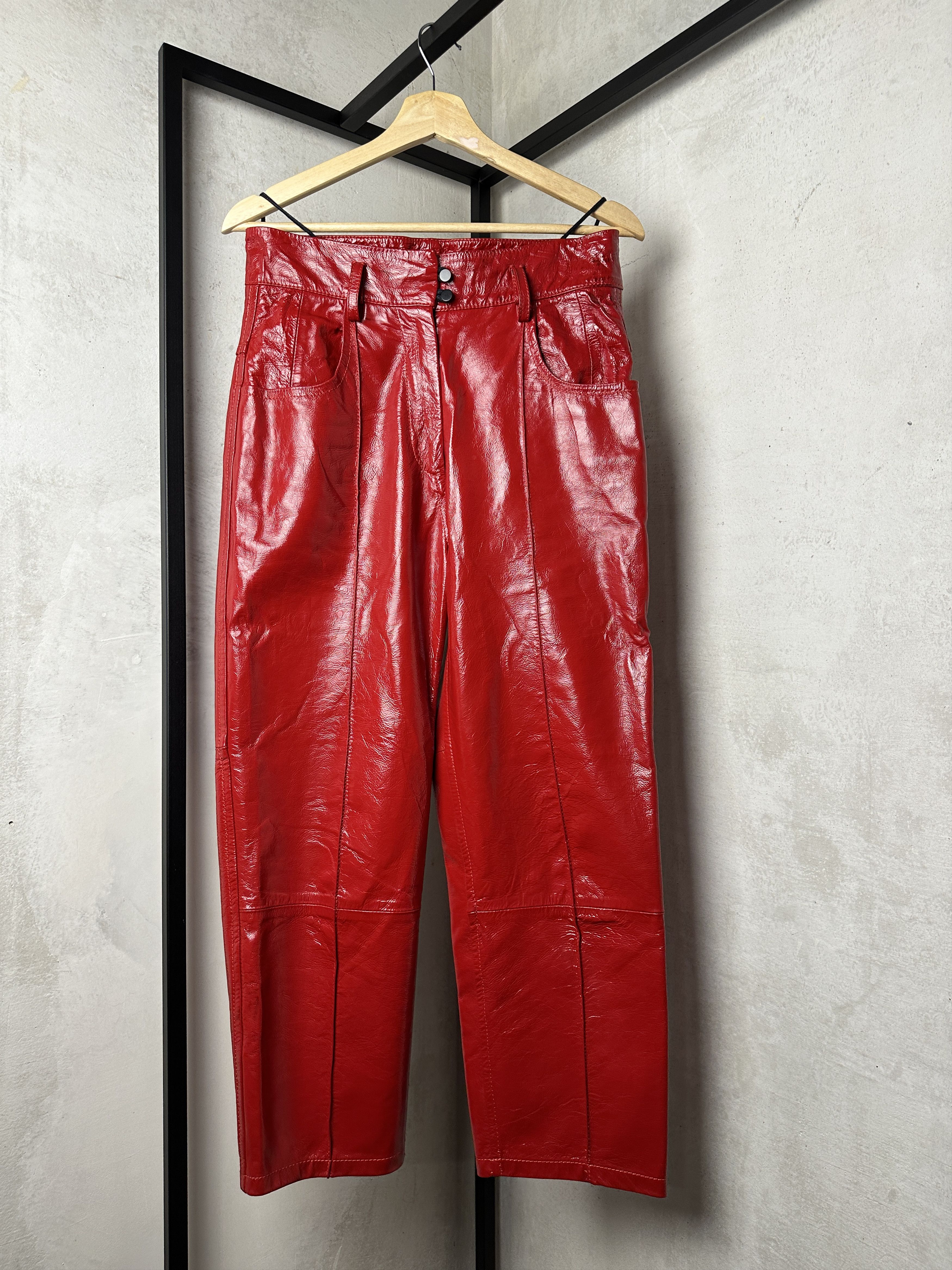 Petar Petrov Petar Petrov 2018 High-Rise Kangaroo Leather Pants Size 26" / US 2 / IT 38 - 2 Thumbnail