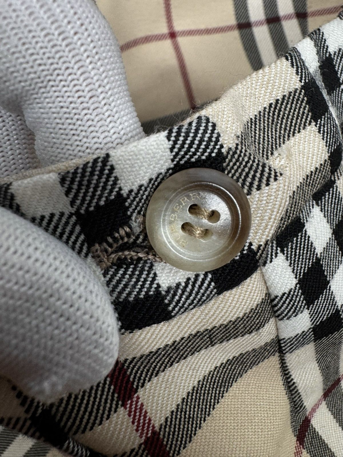 Burberry Burberry Check Skirt Wrap Full Checkered Leather Buckle Size 25" / US 0 / IT 36 - 12 Thumbnail