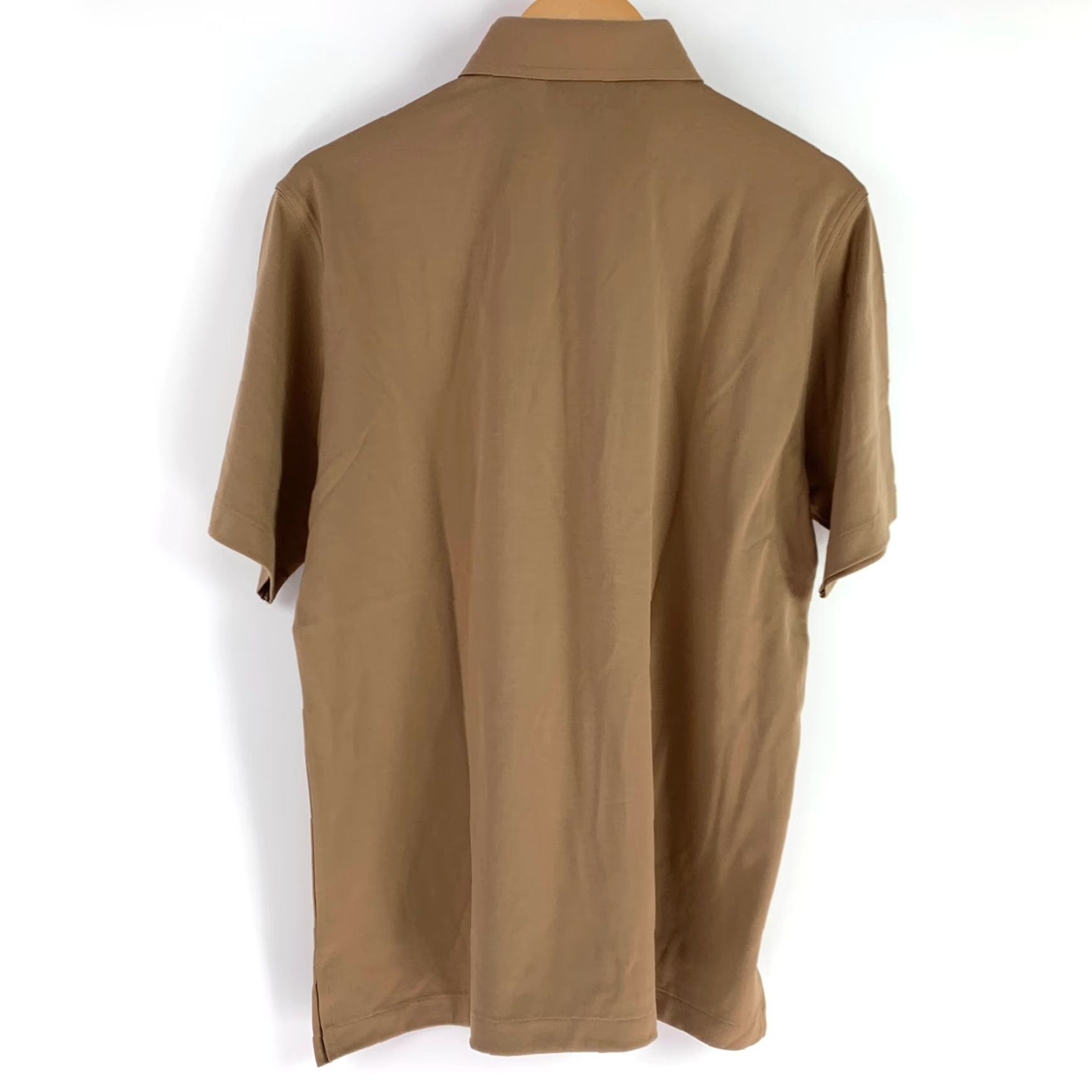 Vintage VINTAGE Robert Bruce Polo Shirt Mens Brown 90s Large Cotton Blend Short Sleeve Button-Down Collared Polo New Size US L / EU 52-54 / 3 - 4 Thumbnail