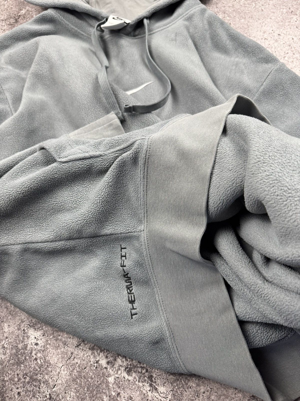 Nike NIKE TEDDY FLEECE VINTAGE CENTER LOGO OVERSIZE BOXY HOODIE Size US S / EU 44-46 / 1 - 8 Thumbnail