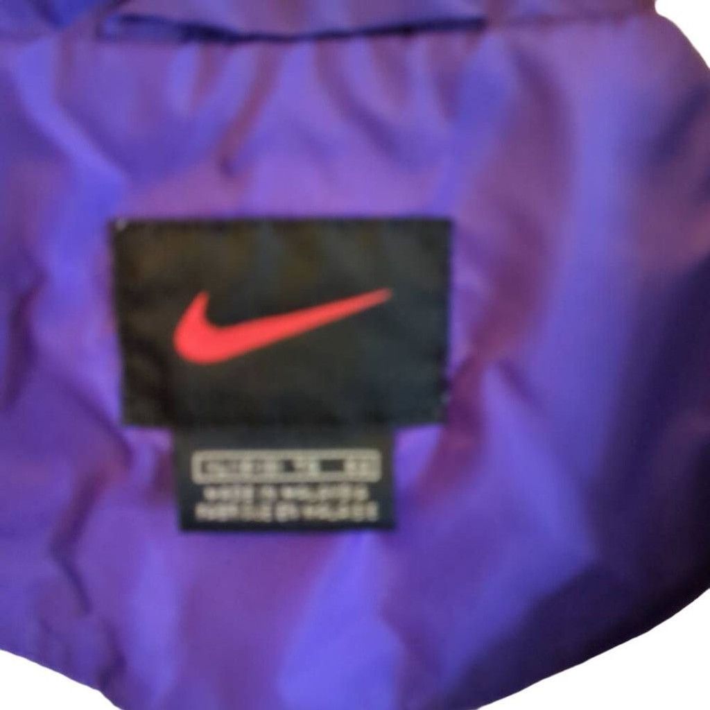 Nike Women's Purple White Nike Zip Front XL Windbreaker Jacket Size XL / US 12-14 / IT 48-50 - 4 Thumbnail