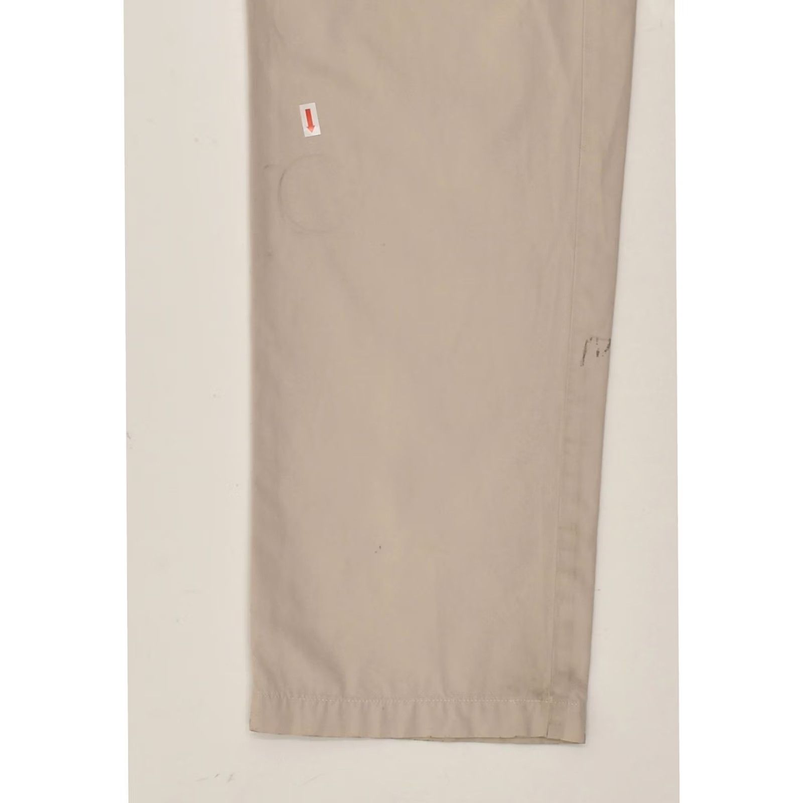 Vintage RIFLE Mens Straight Cargo Trousers Beige Cotton W33 L34 Size US 33 - 4 Thumbnail