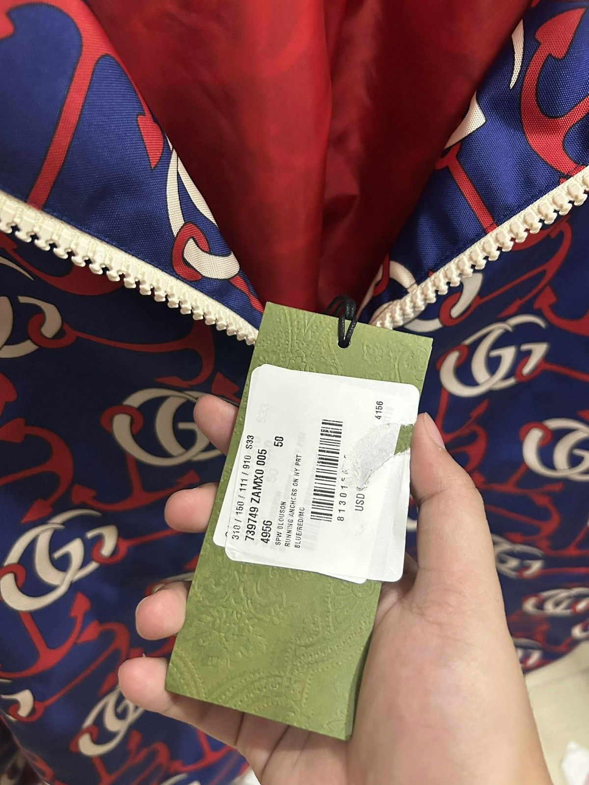 Gucci GUCCI DOUBLE ANCHOR JACKET (50) Size US L / EU 52-54 / 3 - 5 Thumbnail
