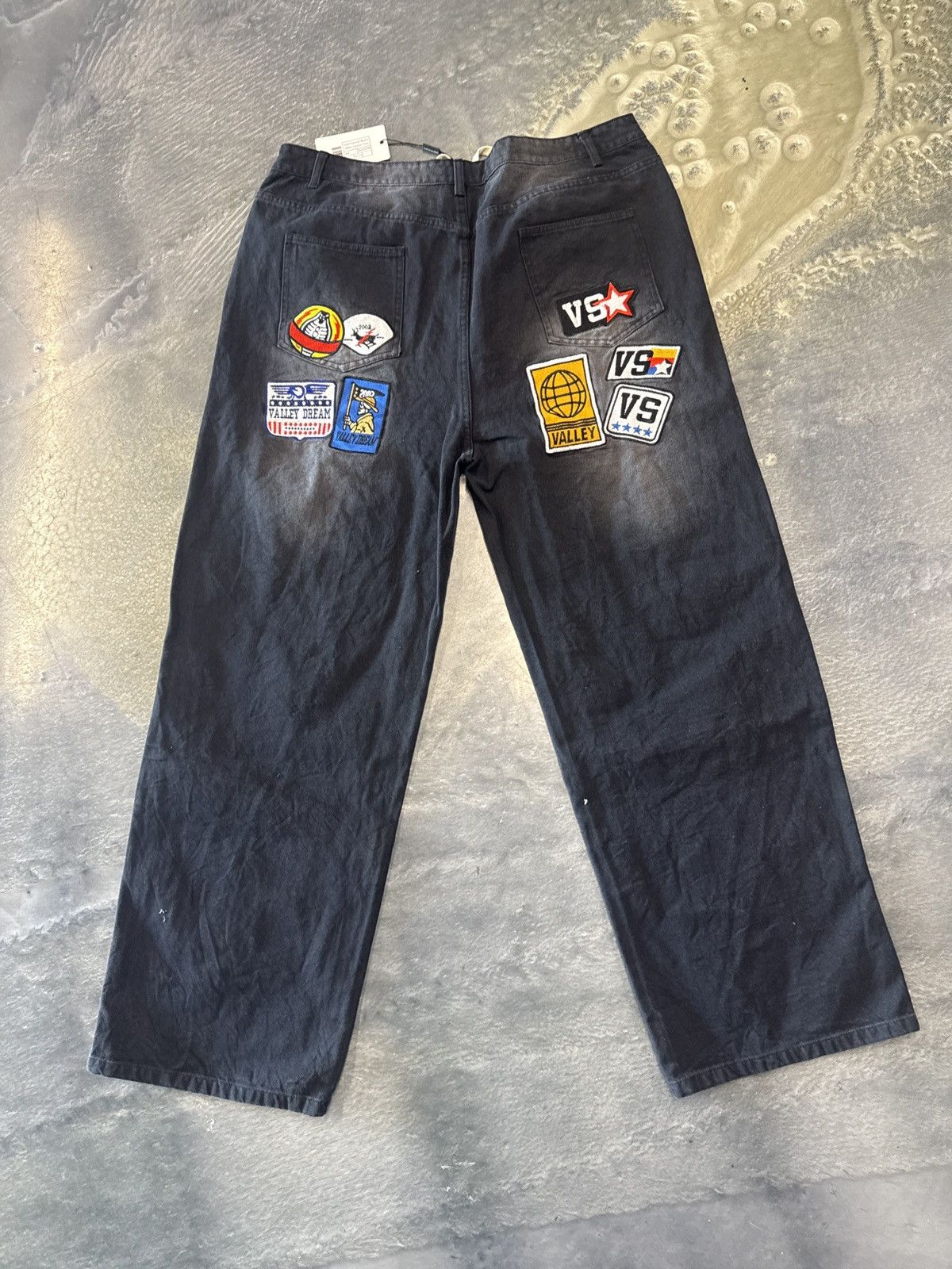 Vale Vale Forever Black 1980s Painter Pant Size US 34 / EU 50 - 2 Thumbnail