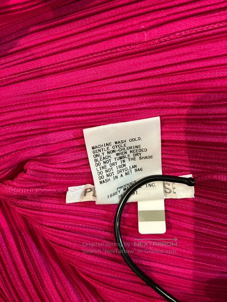 Issey Miyake Issey Miyake Fuchsia Chinese Frog Button Top Size L / US 10 / IT 46 - 6 Thumbnail