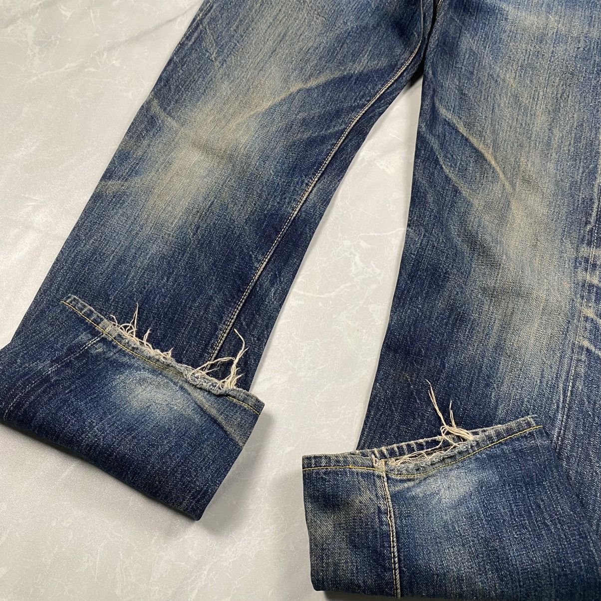 The Real McCoy's Rare Vintage Joe Mccoy Washed Selvedge Denim Size US 30 / EU 46 - 4 Thumbnail