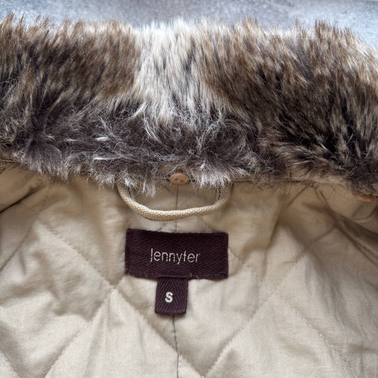 20471120 Avant Garde Vintage Faux Fur Collar Belted Utility Jacket Size S / US 4 / IT 40 - 9 Thumbnail