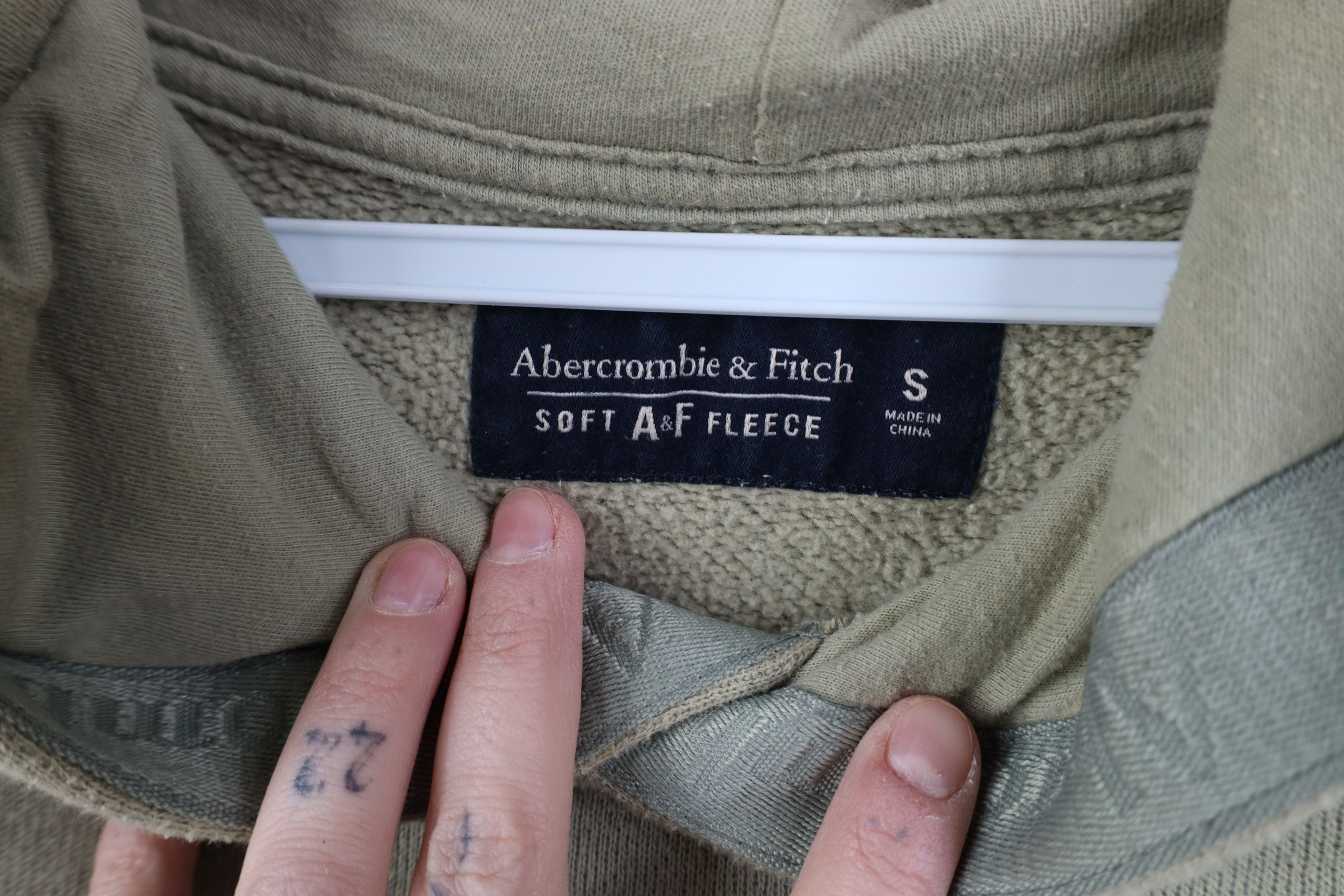 Abercrombie & Fitch Vintage Y2K Abercrombie & Fitch Babydoll Ribbed Knit Hoodie Size S / US 4 / IT 40 - 9 Thumbnail