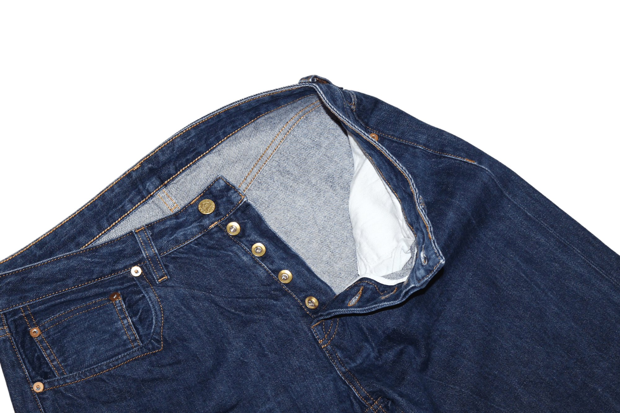 Blue Blue Japan Hen's Teeth Candiani Selvedge Denim 14,3oz Button-fly jeans Size US 32 / EU 48 - 5 Thumbnail