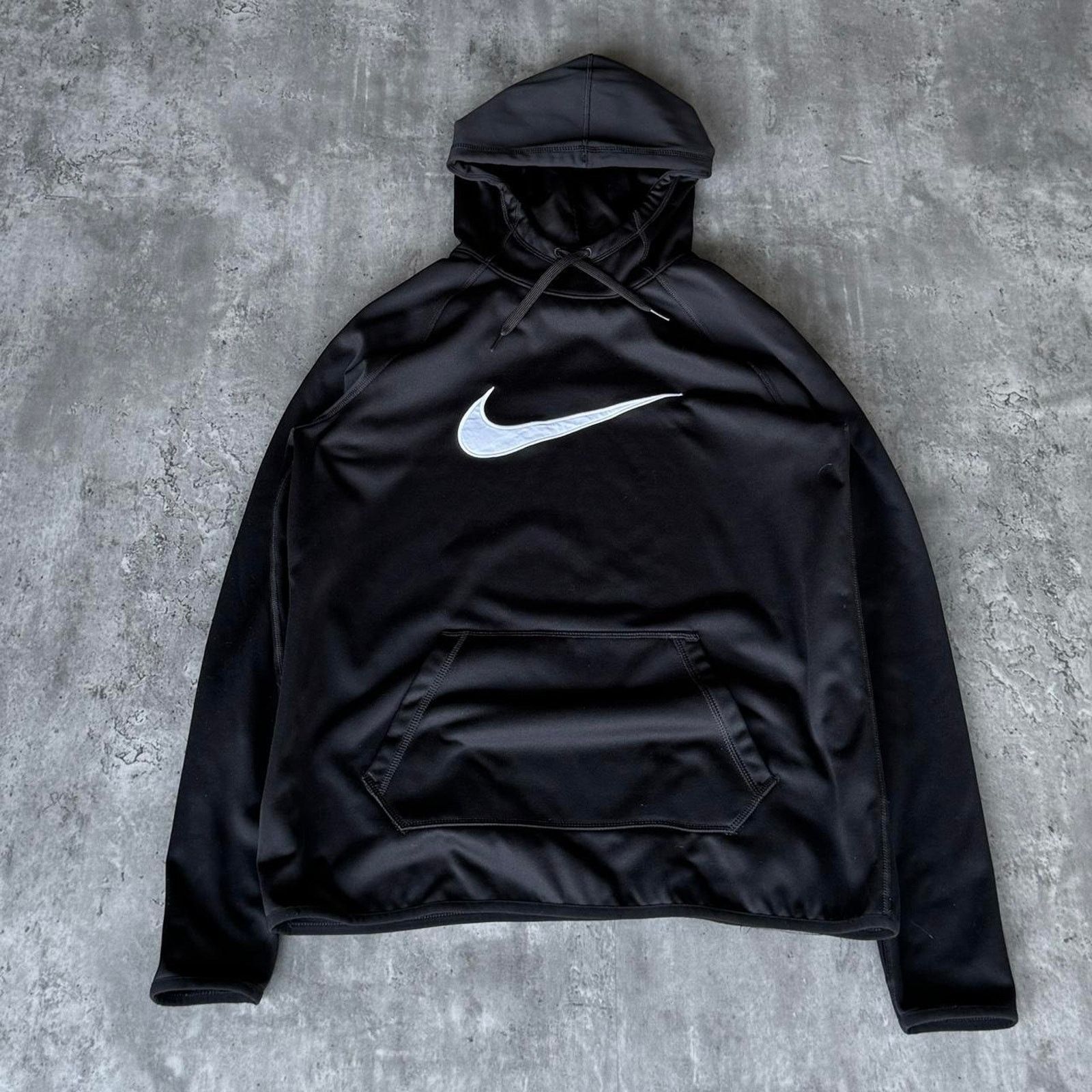 Nike × Nike ACG × Vintage Nike Y2K Embroidered Black Tech Grunge Opium Style Hoodie Size US L / EU 52-54 / 3 - 1 Thumbnail