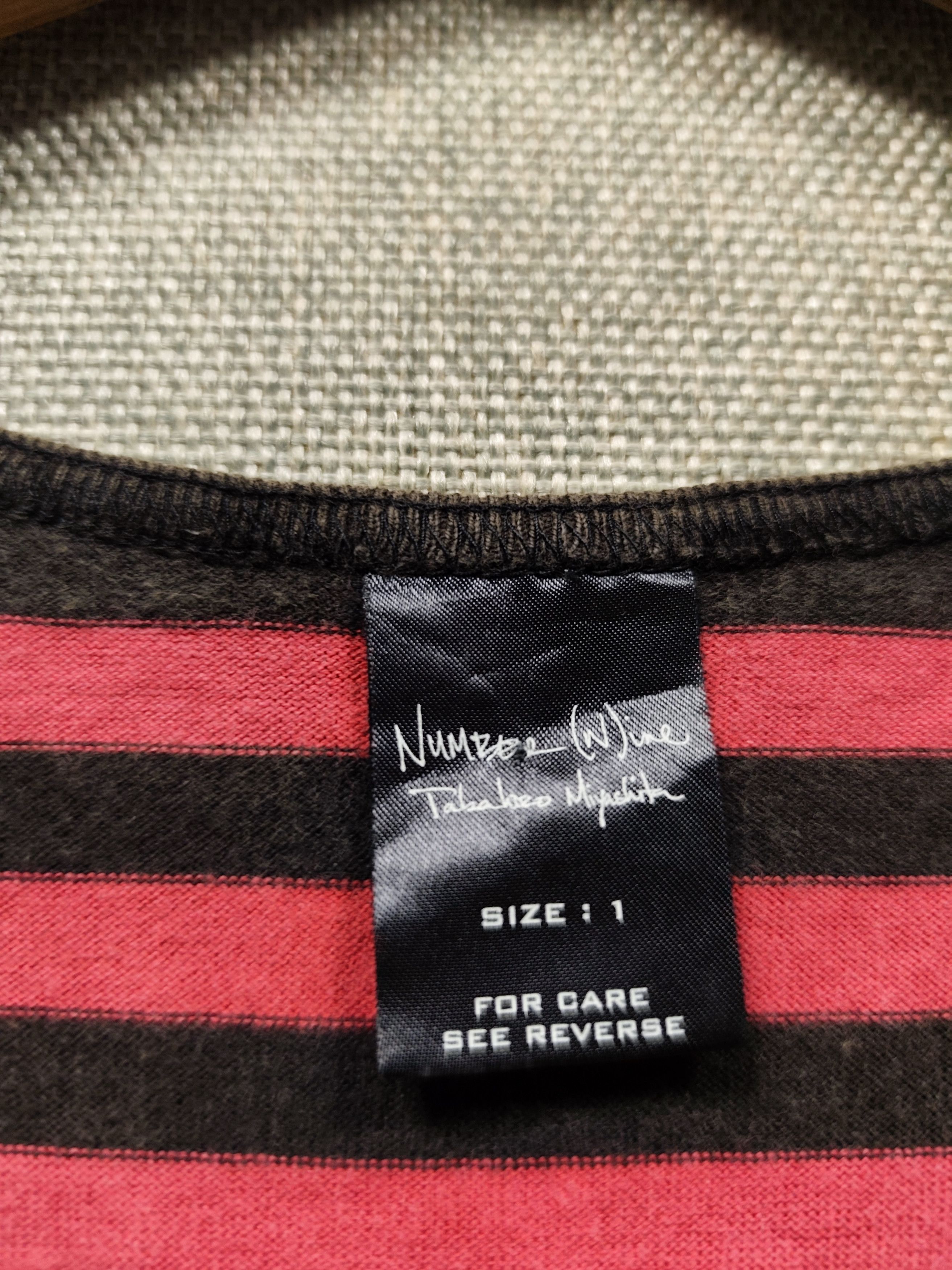 Number (N)ine Number (N)ine SS03 "Touch Me I'm Sick" Striped Tank Top Size US S / EU 44-46 / 1 - 6 Thumbnail