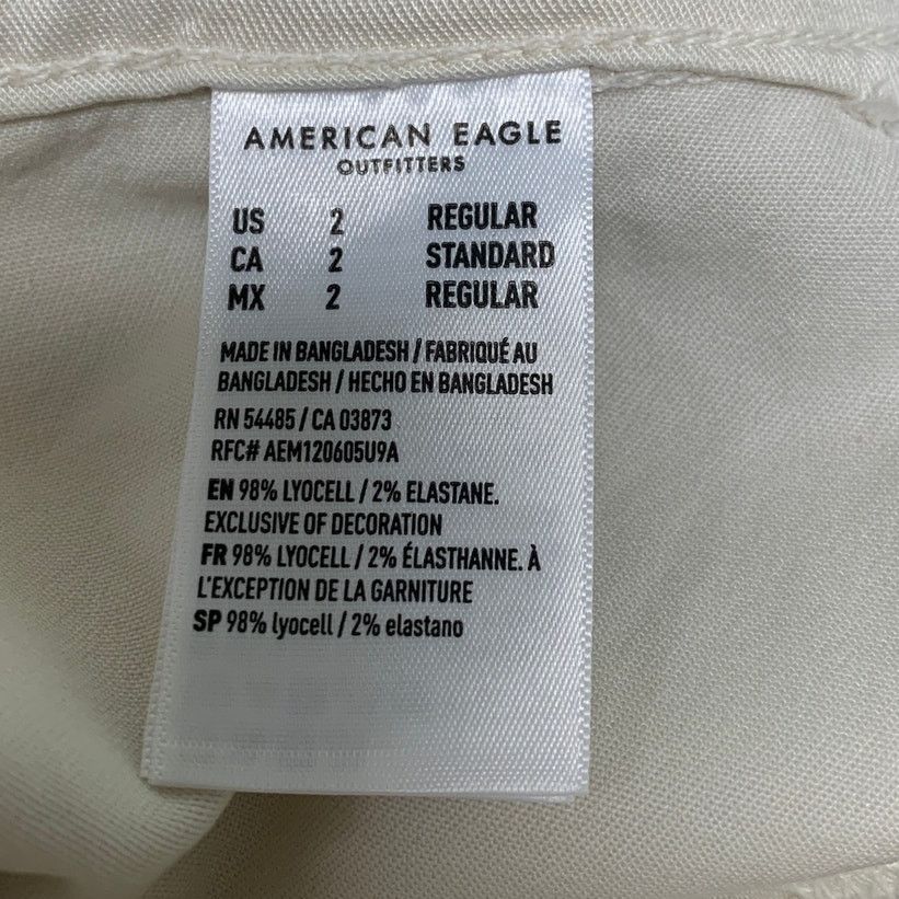 American Eagle Outfitters New American Eagle Womens Size 2 Lightweight Cargo Pants Size 26" / US 2 / IT 38 - 6 Thumbnail
