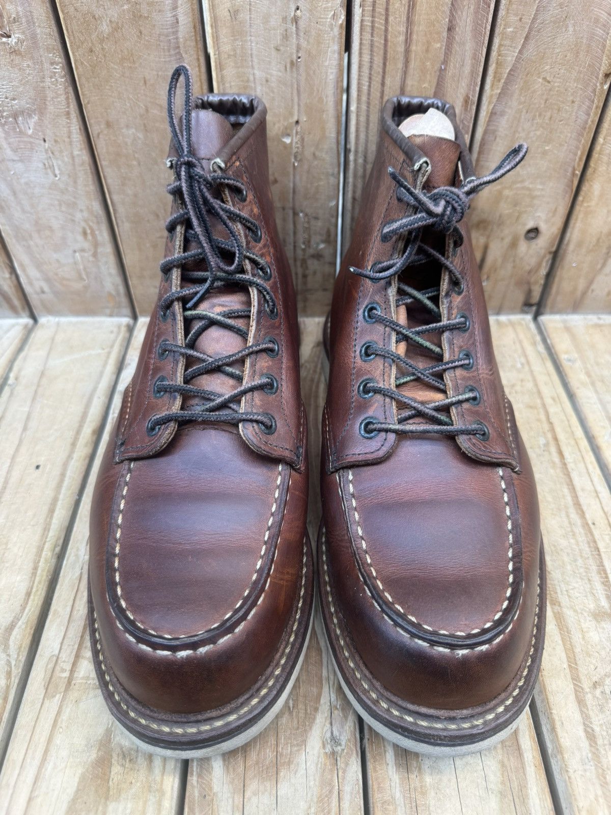 Red Wing Red Wing 1907 Copper Rough Brown Boots UK 7.5 D | EUR 41.5 Size US 8.5 / EU 41-42 - 24 Thumbnail