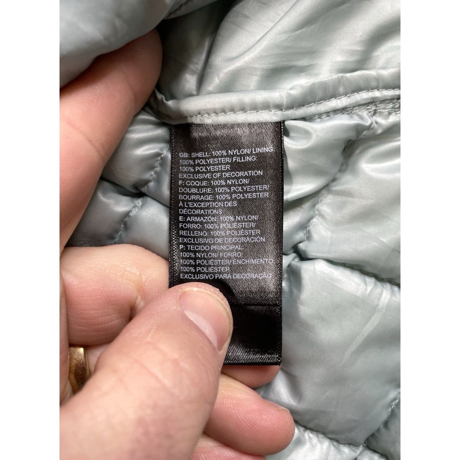 The North Face VINTAGE? No — The North Face Thermoball Eco Jacket Womens XS Mint Quilted Puffer Primaloft Size XS / US 0-2 / IT 36-38 - 7 Thumbnail