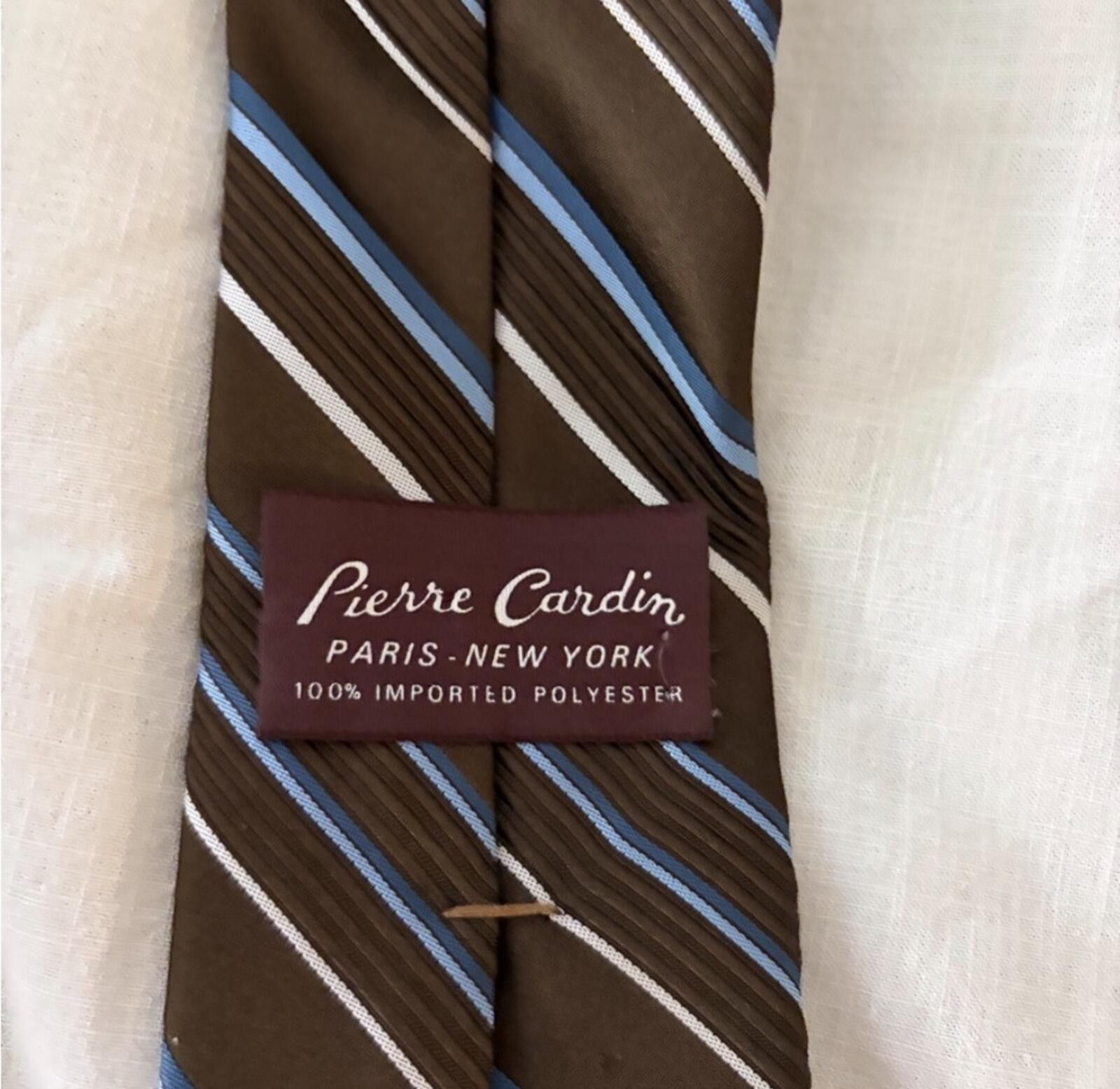 Pierre Cardin Vintage (Pierre Cardin) Striped Tie Size ONE SIZE - 4 Thumbnail
