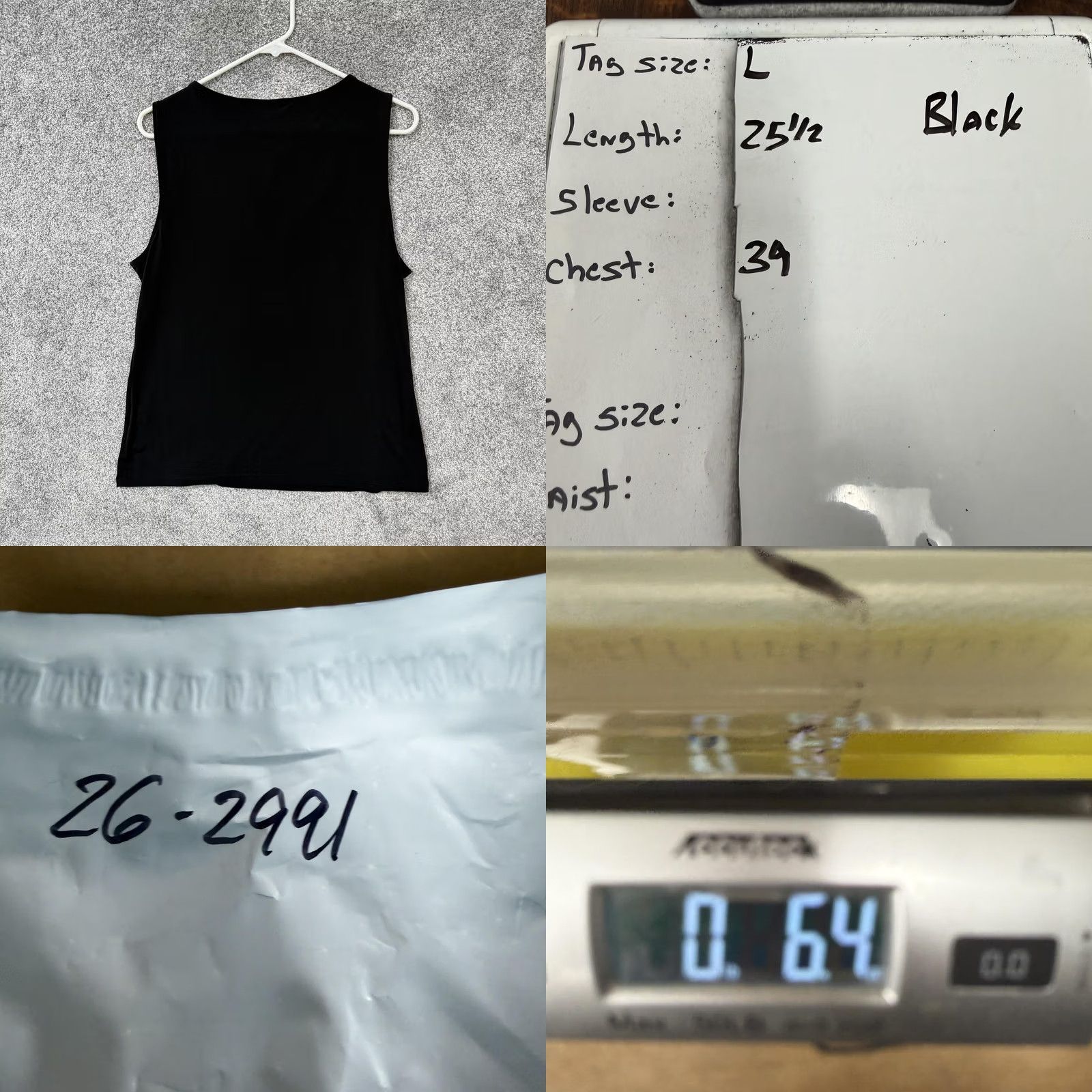 Vintage New York & Company Tank Black L Sleeveless Crew Neck Keyhole Strap Minimalist Office Shirt Womens Size L / US 10 / IT 46 - 8 Thumbnail