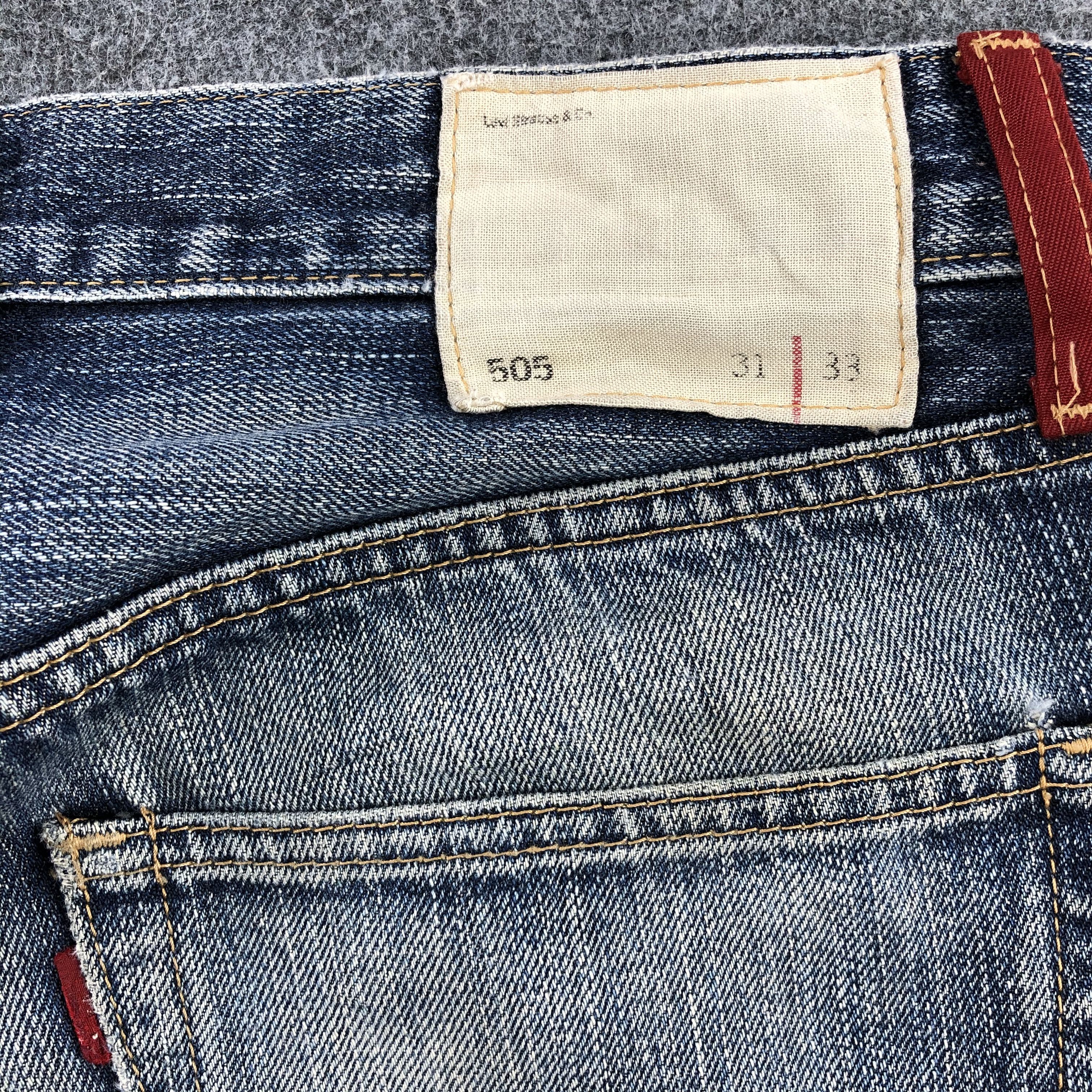 Levi's × Vintage Vintage 90s Levis 505 Red Loop Jeans-JM1934 Size US 31 - 6 Thumbnail