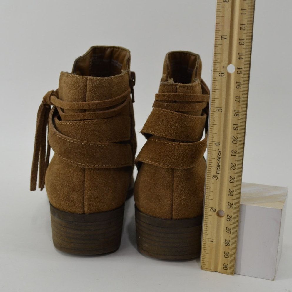 Other Kensie Glence Booties Sz 9 Leather Tassle Brown Suede Ankle Size US 9 / IT 39 - 5 Thumbnail