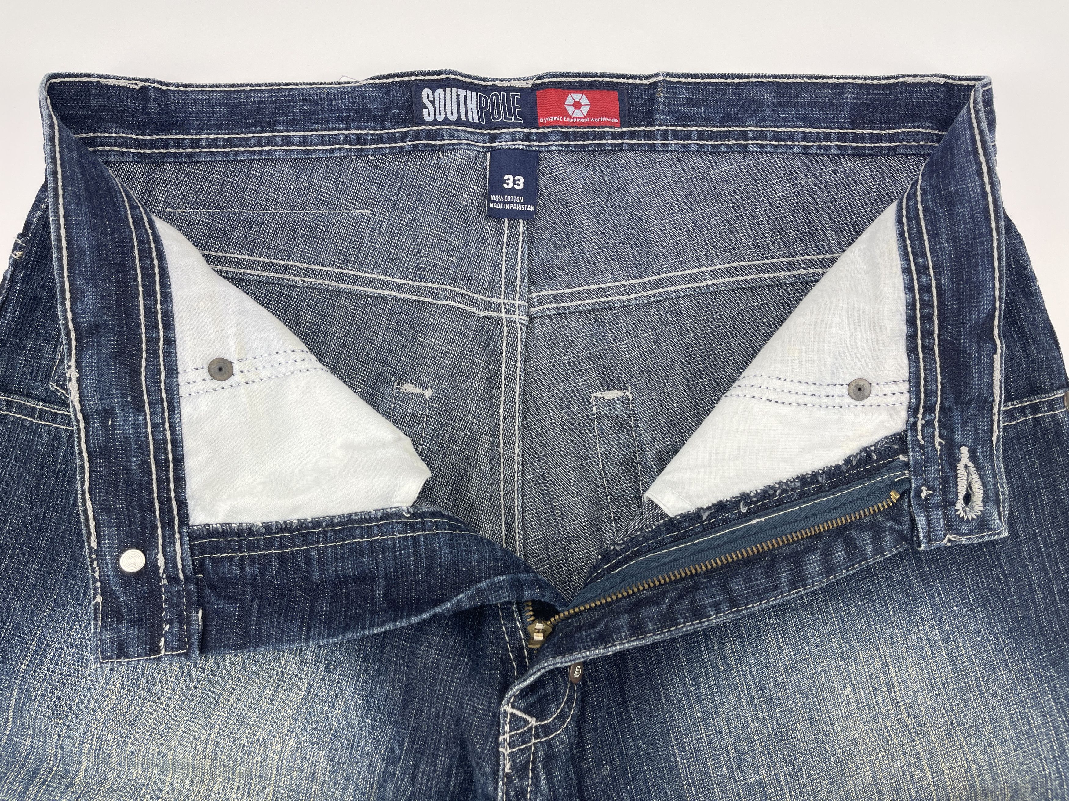 Southpole Southpole jeans shorts, vintage hip hop baggy South Pole, 32 Size US 32 / EU 48 - 9 Thumbnail