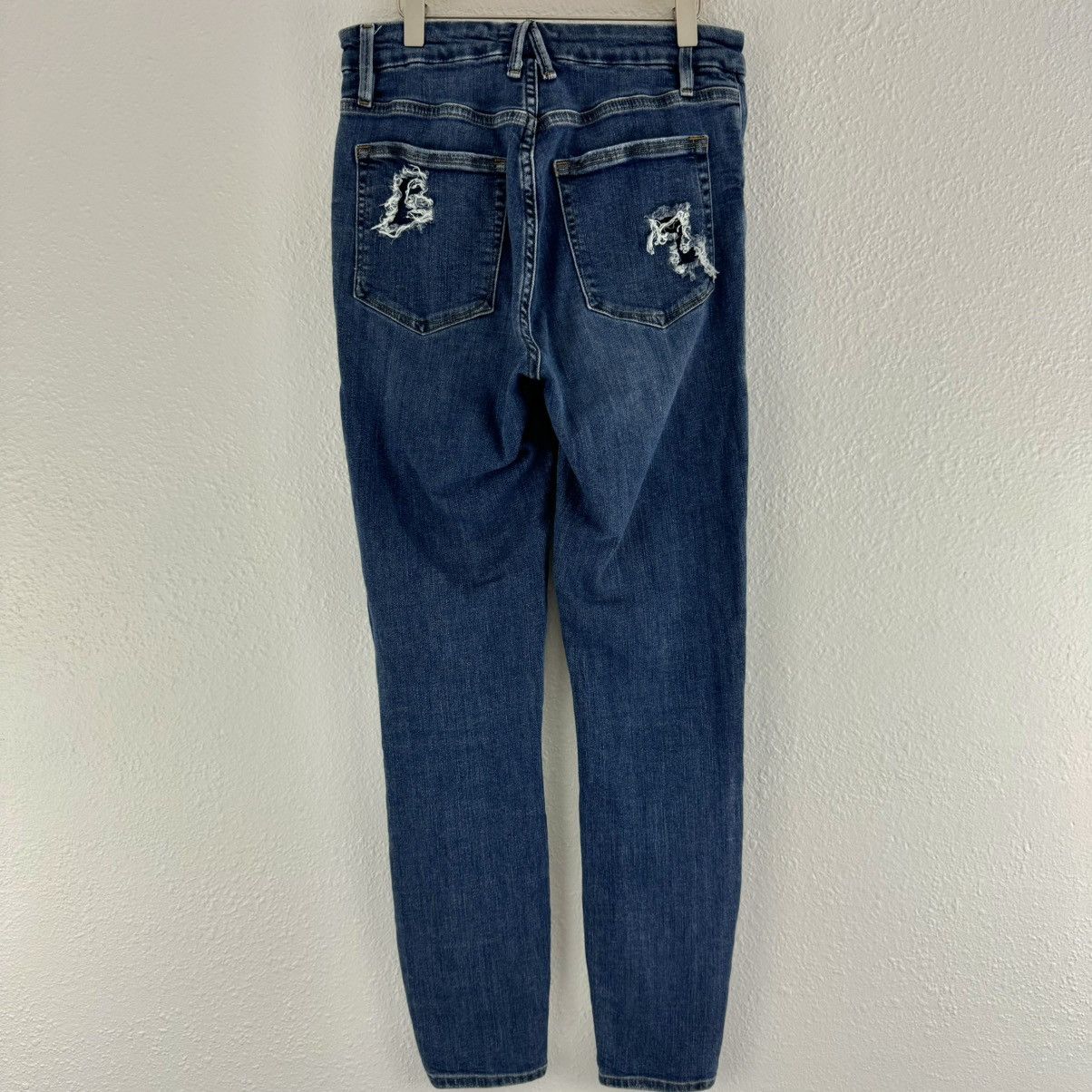 Good American GOOD AMERICAN Denim High Waisted Good Legs Skinny Jeans Size 28" / US 6 / IT 42 - 6 Thumbnail
