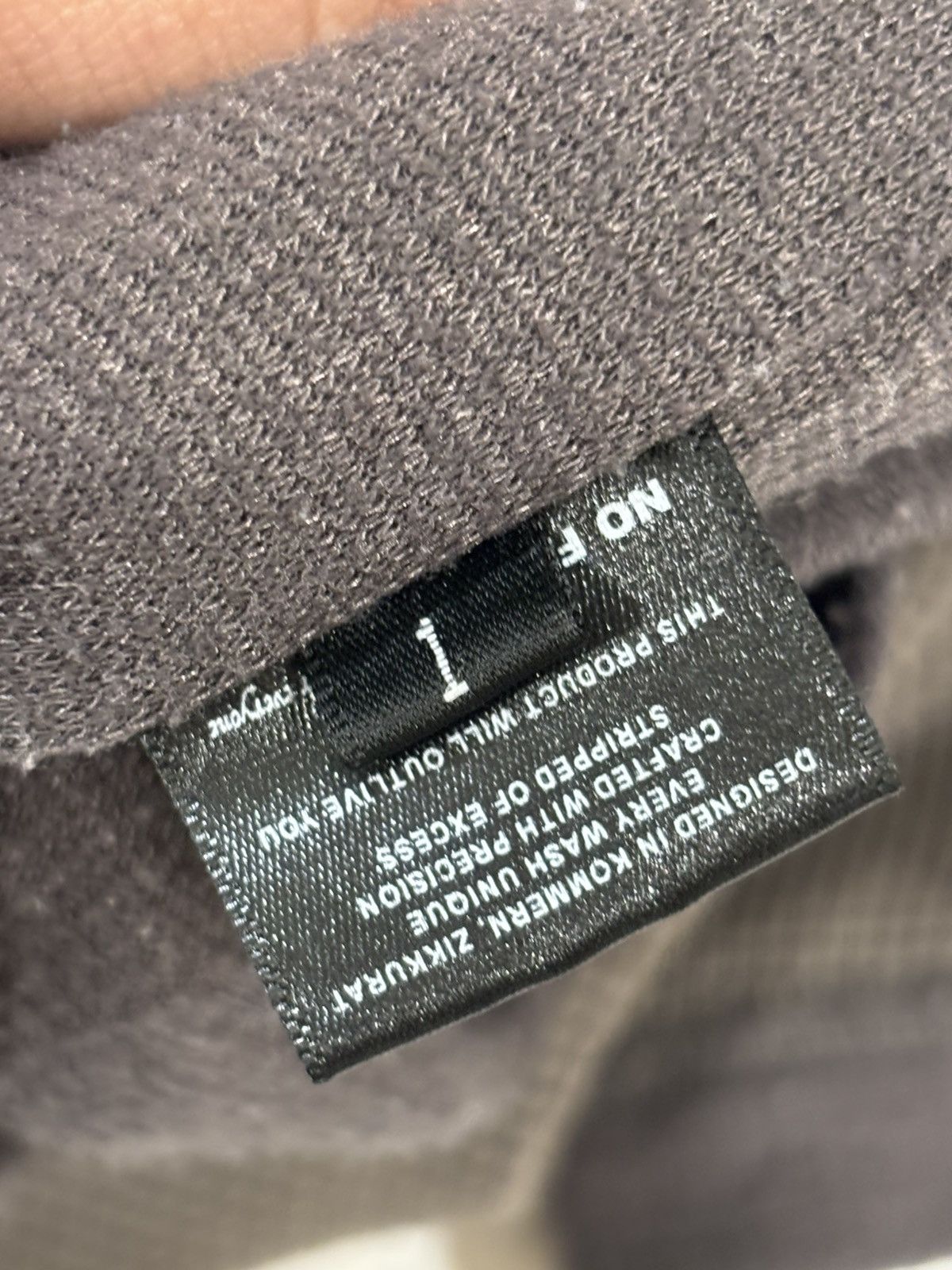 No Faith Studios sunfade waffle cotton tee Size US M / EU 48-50 / 2 - 7 Thumbnail