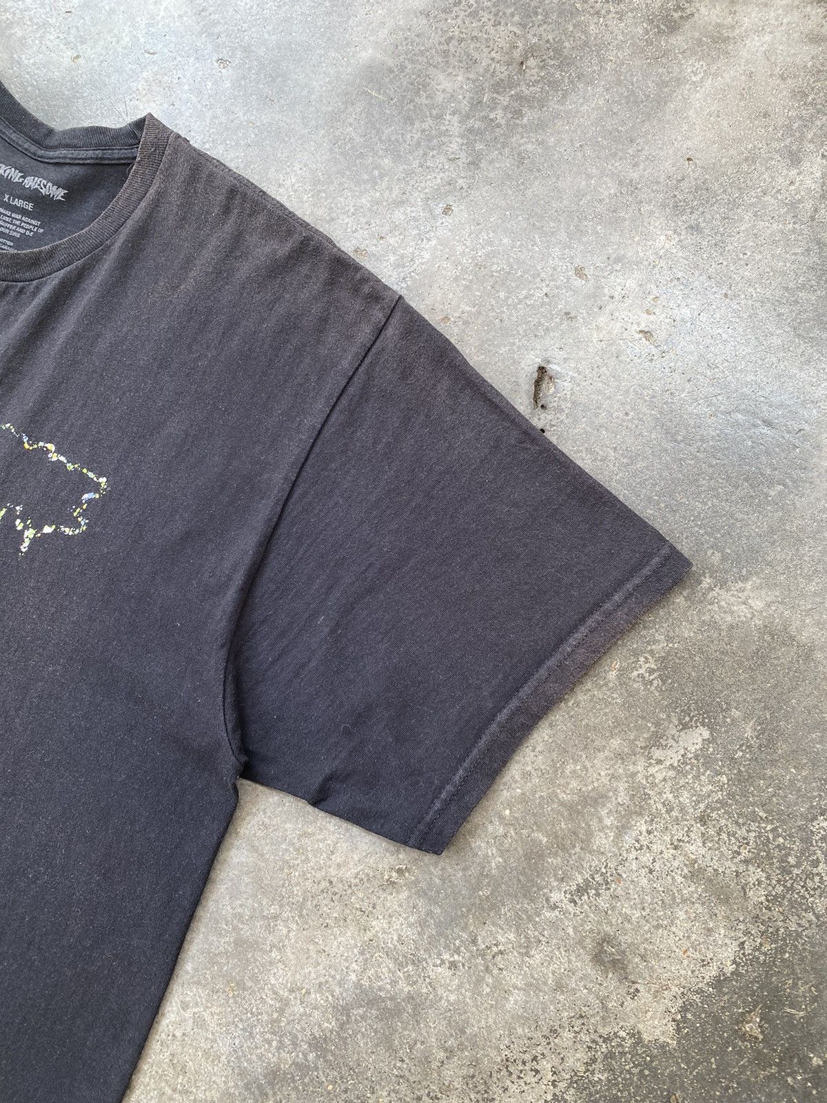 Fucking Awesome Fucking Awesome Speckle Outline Logo Distressed Tees Size US XL / EU 56 / 4 - 5 Thumbnail