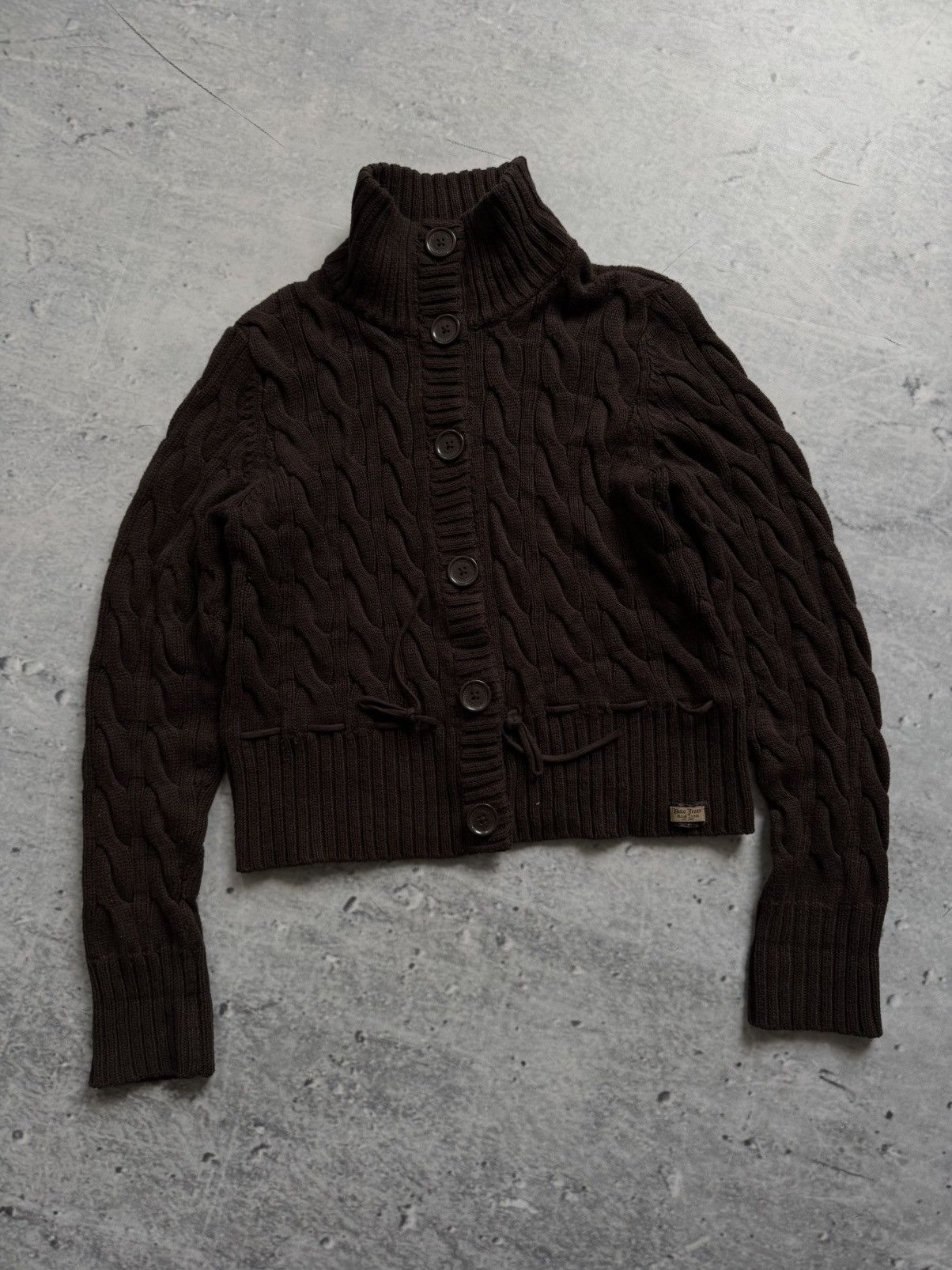 Polo Ralph Lauren × Vintage 🦂Polo Jeans Ralph Laurent knitwear vintage Y2K brown sweater Size L / US 10 / IT 46 - 2 Thumbnail
