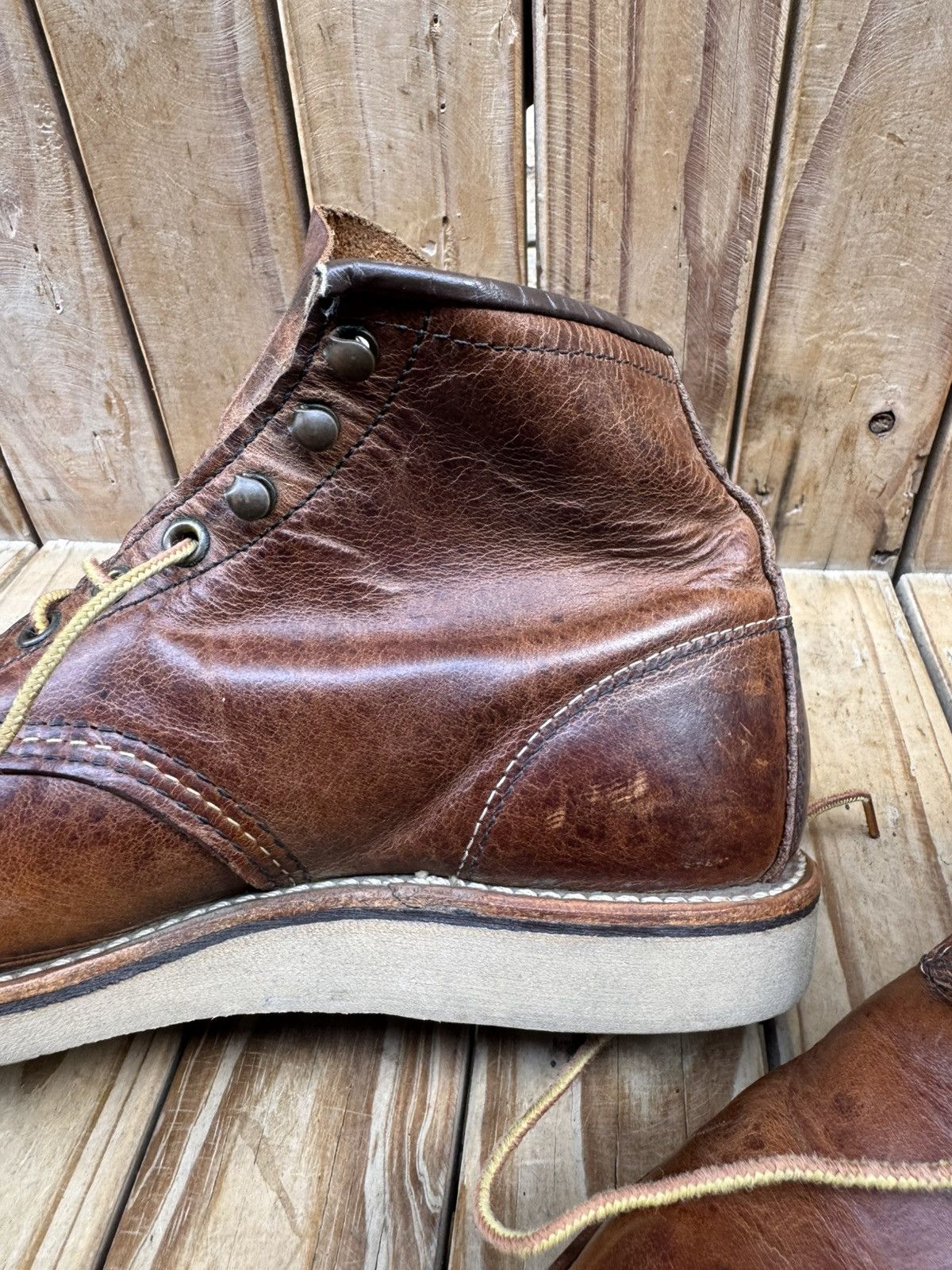 Red Wing Red Wing 2950 Rover Brown Rough and Tough leather boots US 8 Size US 8 / EU 41 - 21 Thumbnail
