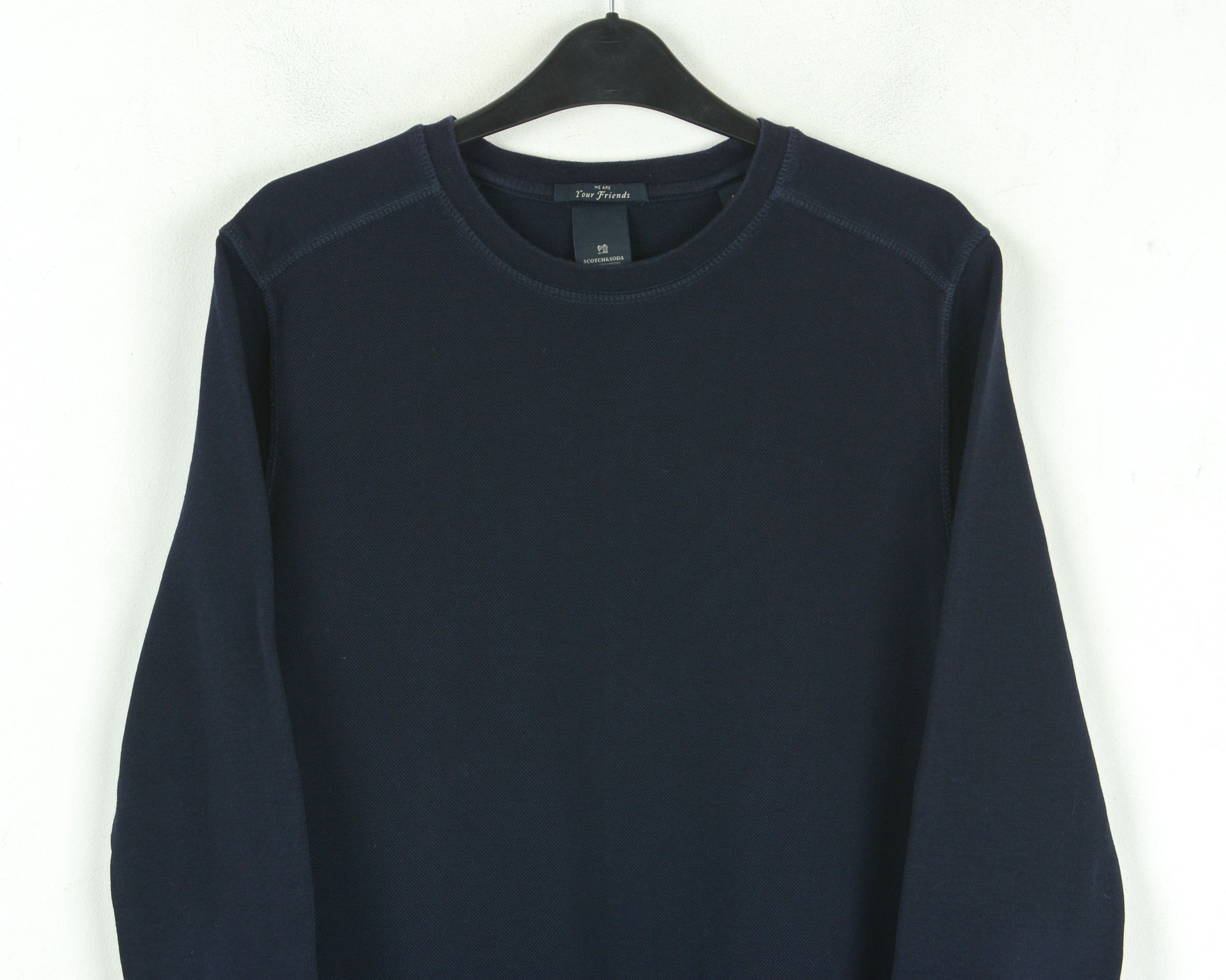 Scotch & Soda Men S Sweater Pullover Sweatshirt Jumper Crew Neck Blue Top Size US S / EU 44-46 / 1 - 2 Thumbnail