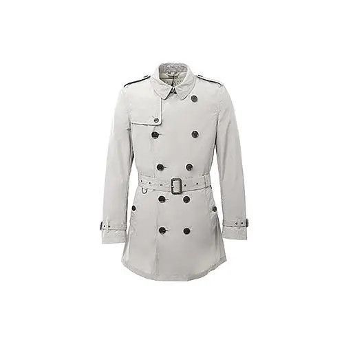 Burberry Burberry Burberry Brit Beige Trench Coat for Men-2507 Size US M / EU 48-50 / 2 - 1 Thumbnail