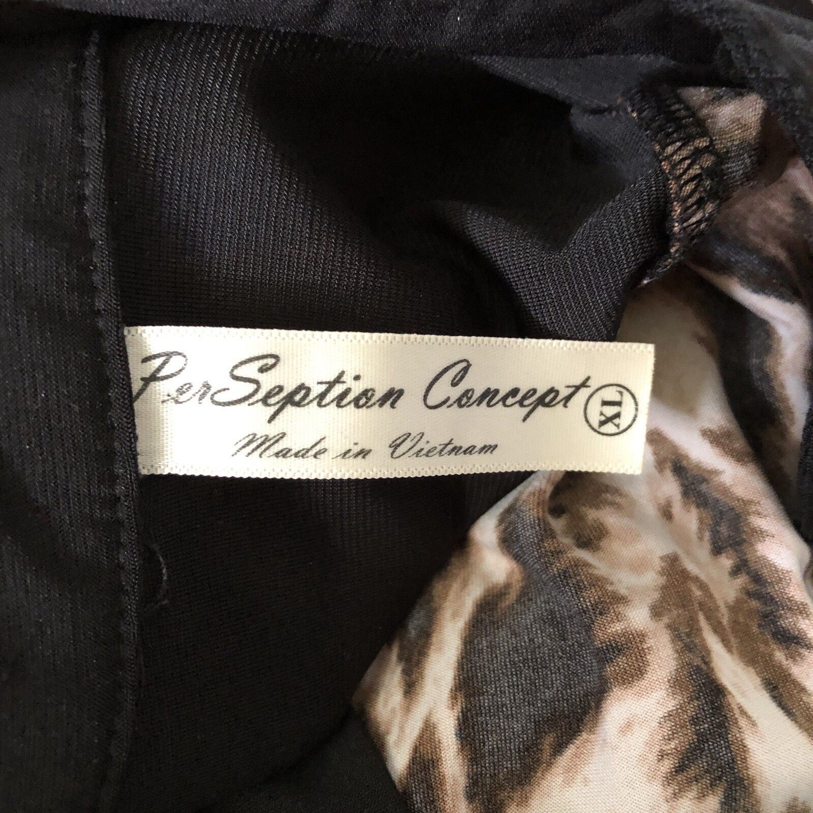 Other PerSeption Concept Womens Black Leopard Print Shirt XL Size XL / US 12-14 / IT 48-50 - 8 Thumbnail
