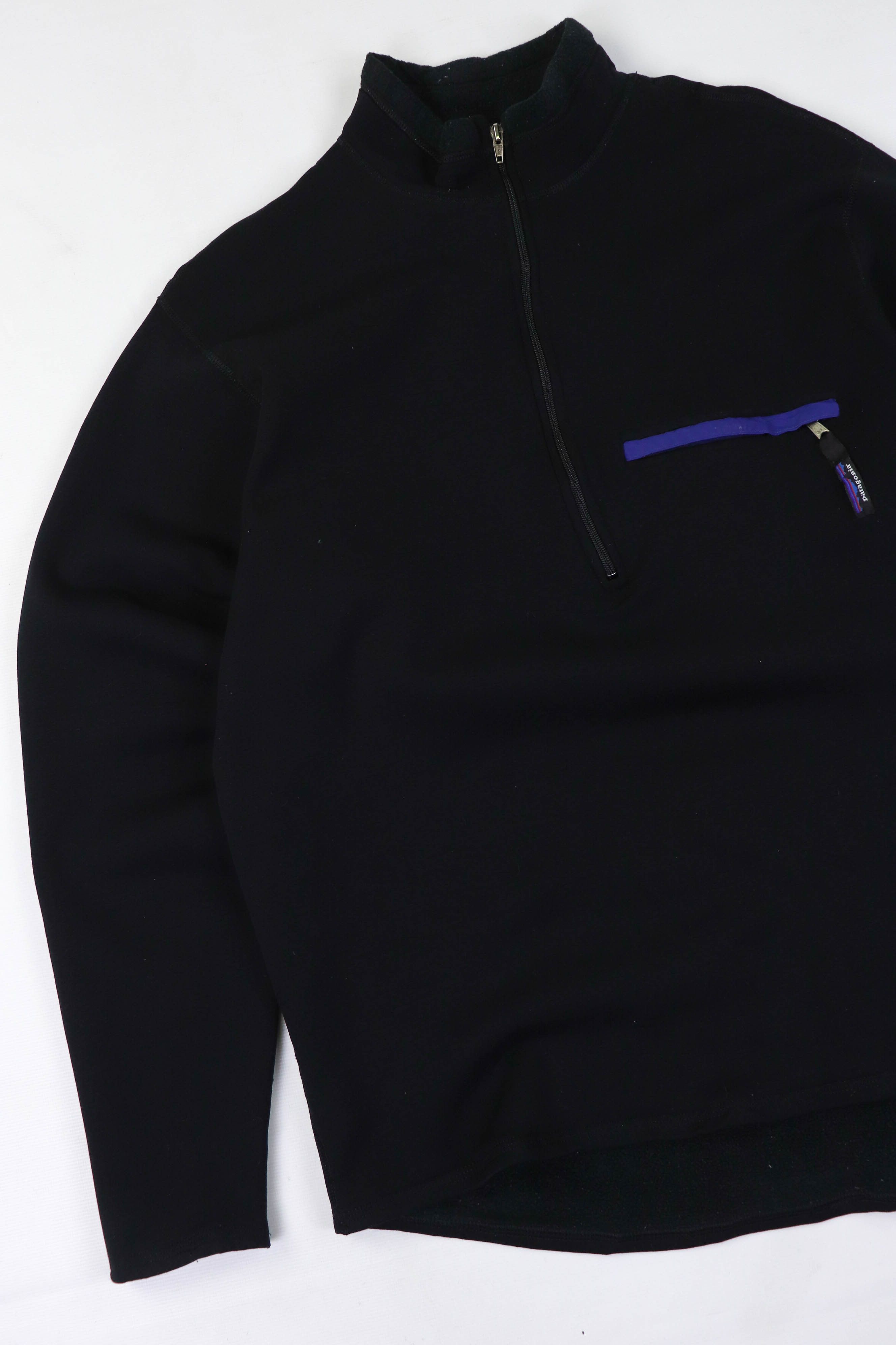 Patagonia Vintage Patagonia Made in USA Fleece Thermo Zip Pullover Size US XL / EU 56 / 4 - 4 Thumbnail