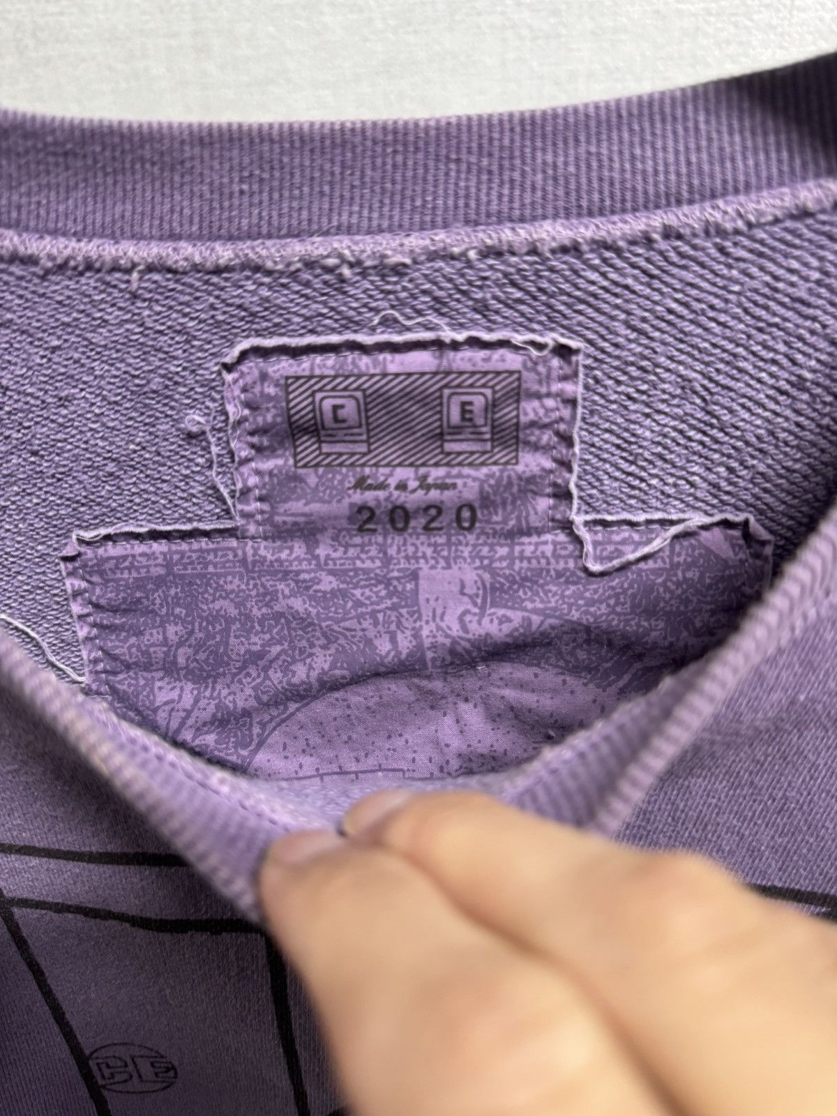 Cav Empt Cav Empt Overdyed Purple Sweatshirt Size US XL / EU 56 / 4 - 7 Thumbnail