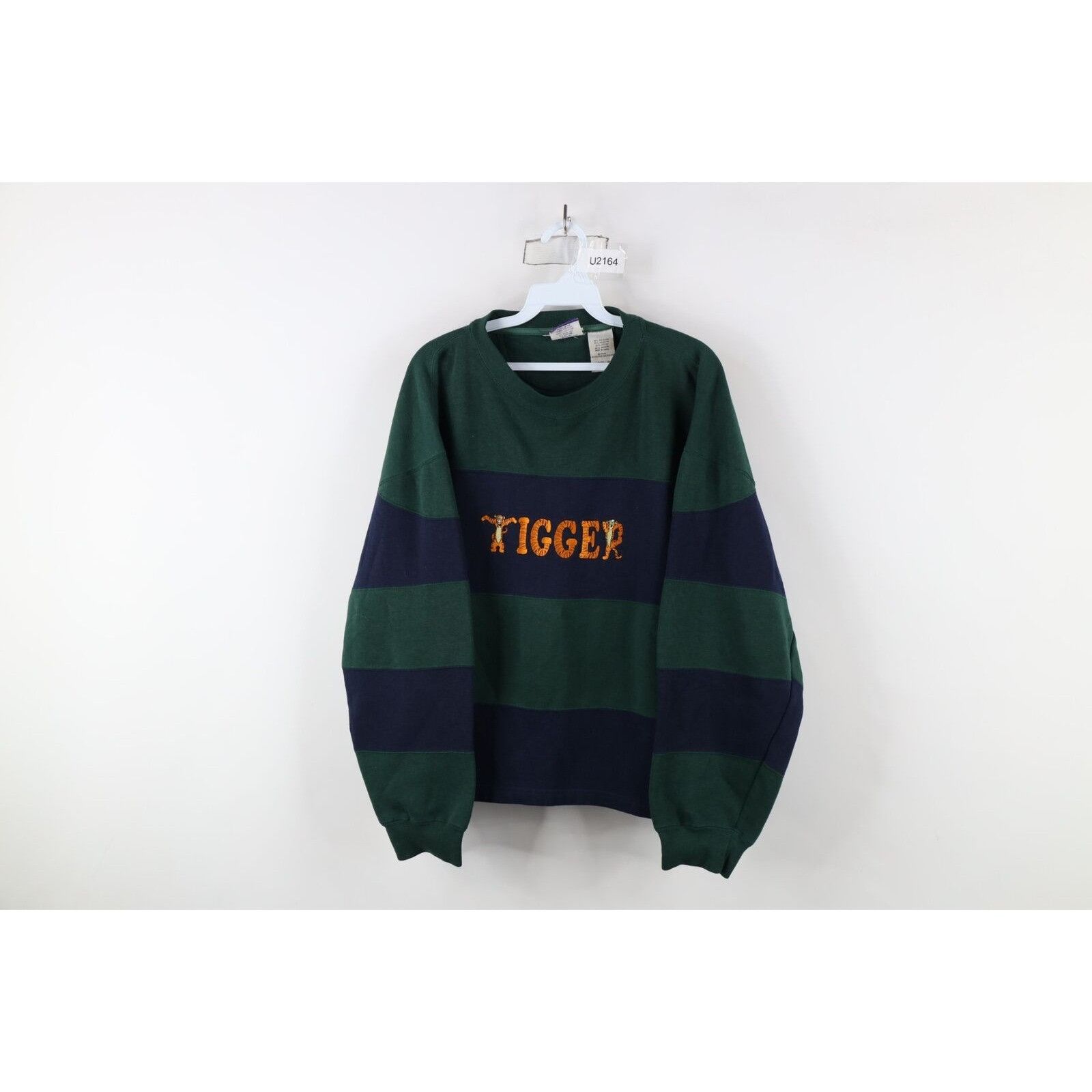 Disney × Vintage Vintage 90s Disney Faded Winnie the Pooh Tigger Sweatshirt Size XL / US 12-14 / IT 48-50 - 1 Thumbnail