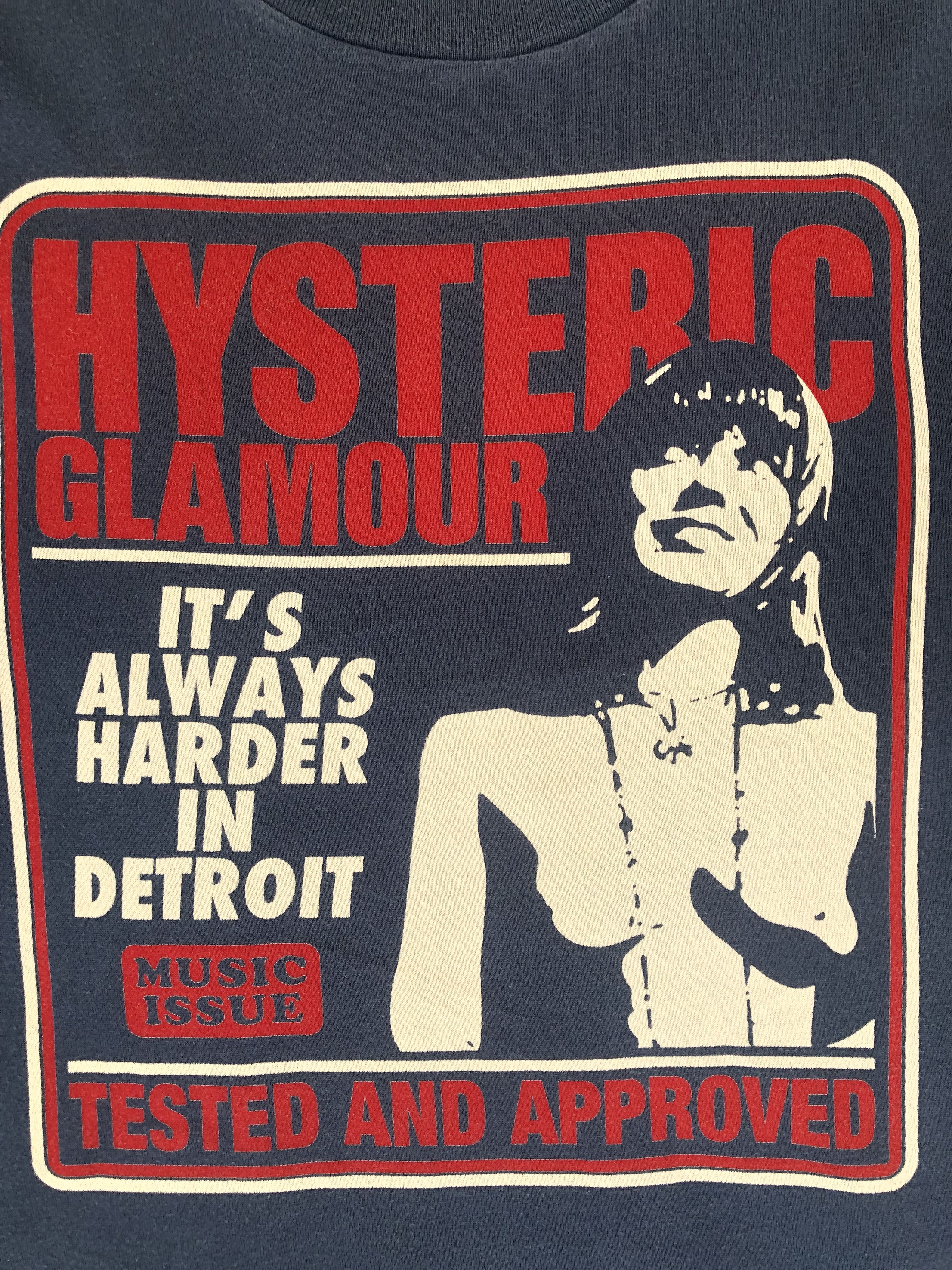 Hysteric Glamour Hysteric Glamour Harder In Detroit Tee Size US S / EU 44-46 / 1 - 4 Thumbnail
