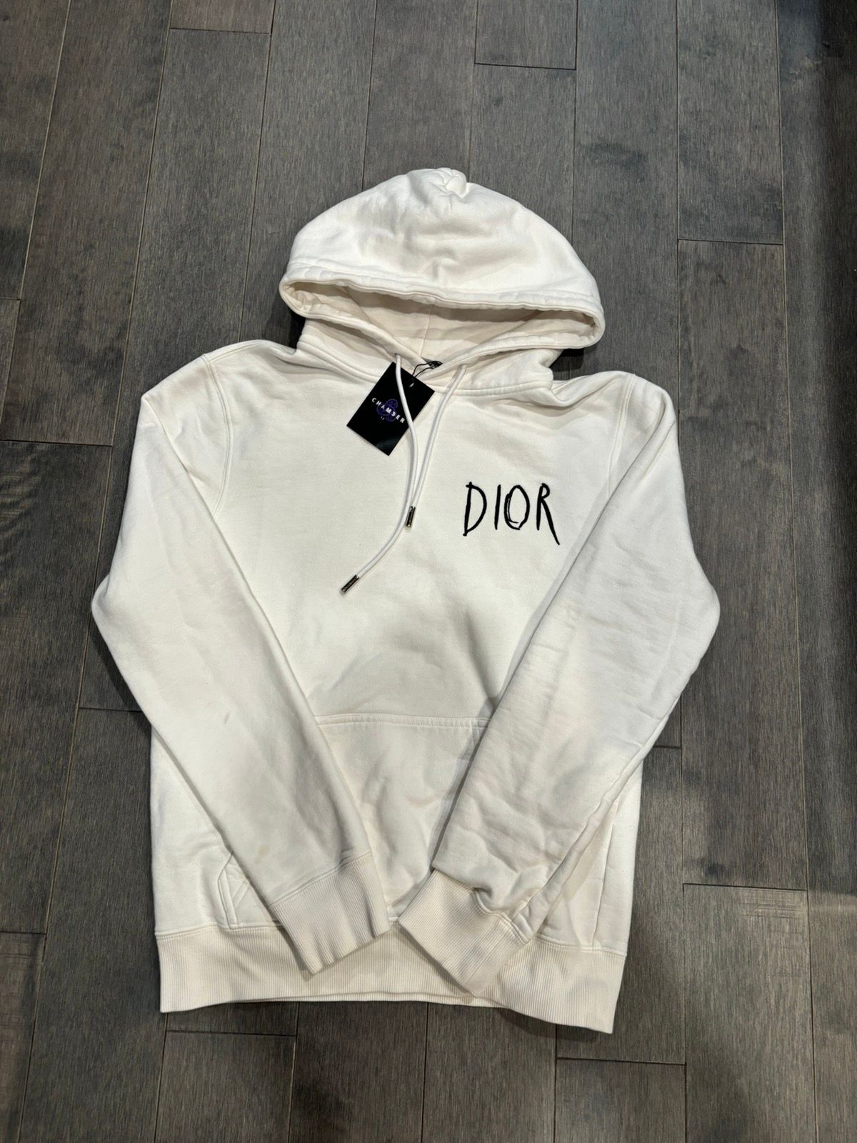 Pre-owned Dior Whire Hoodie Xs In White