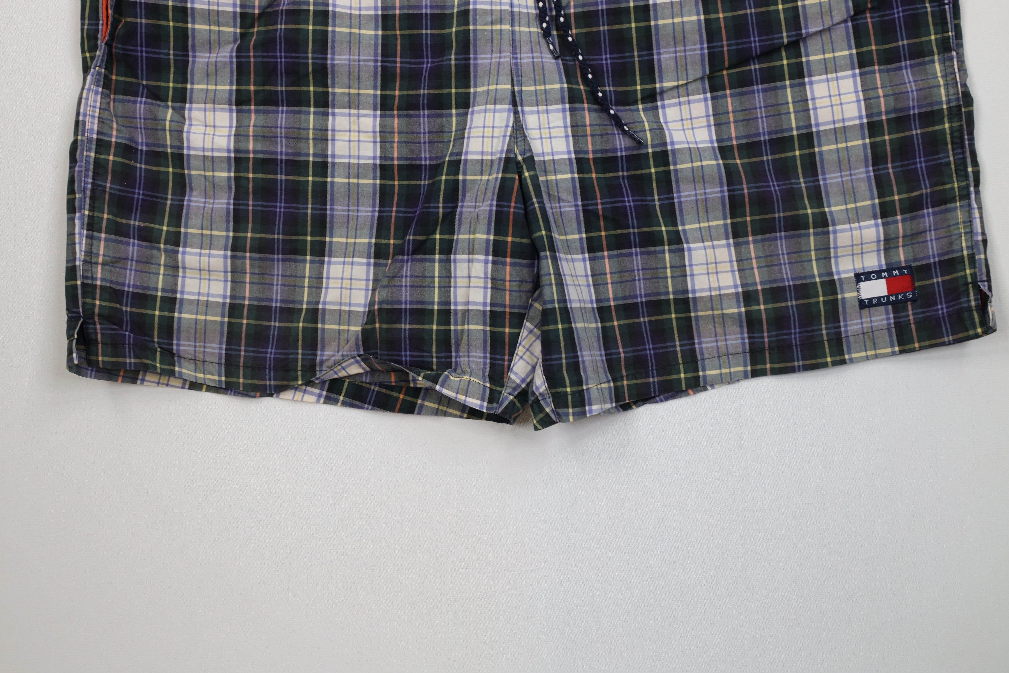 Tommy Hilfiger AS IS Vintage 90s Tommy Hilfiger Lined Shorts Swim Trunks Size US 38 / EU 54 - 4 Thumbnail