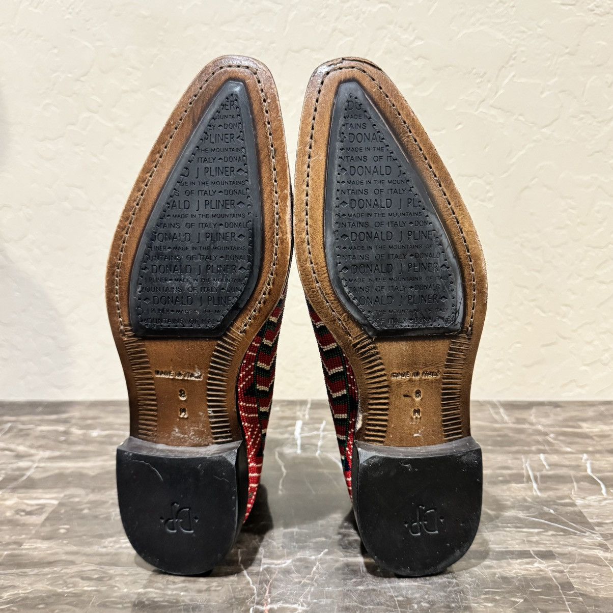 Donald Pliner Donald Pliner Beaded Leather Chelsea Boots Size US 8 / EU 41 - 13 Thumbnail