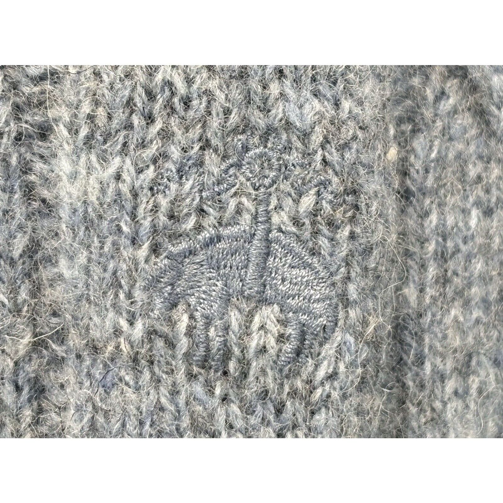 Brooks Brothers Brooks Brothers Wool Cable-Knit Sweater X-Large Blue Crew Neck Mens Size US XL / EU 56 / 4 - 4 Thumbnail
