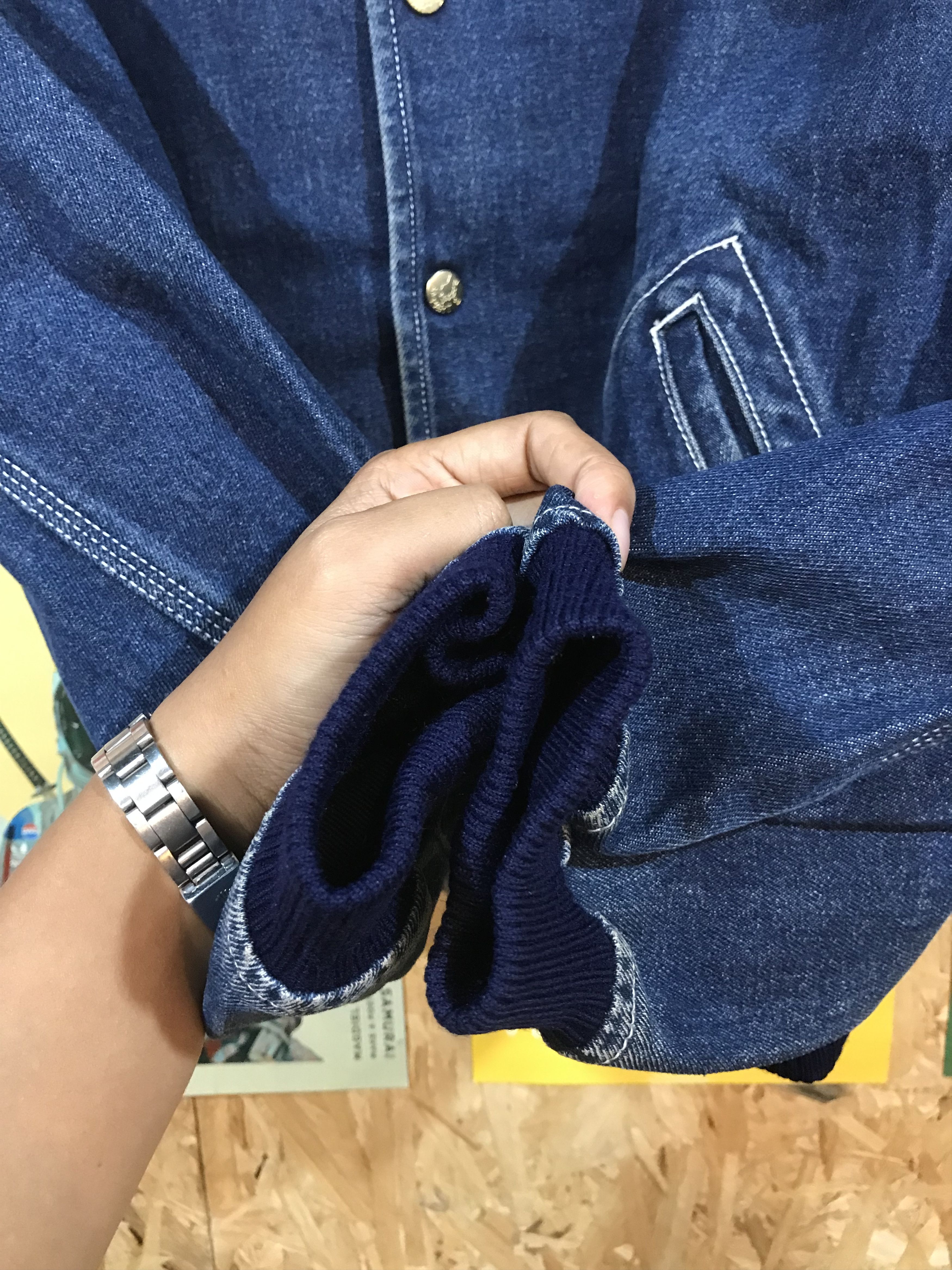 Junko Shimada Junko Shimada Part 2 Denim Bomber Jacket Size US L / EU 52-54 / 3 - 3 Thumbnail