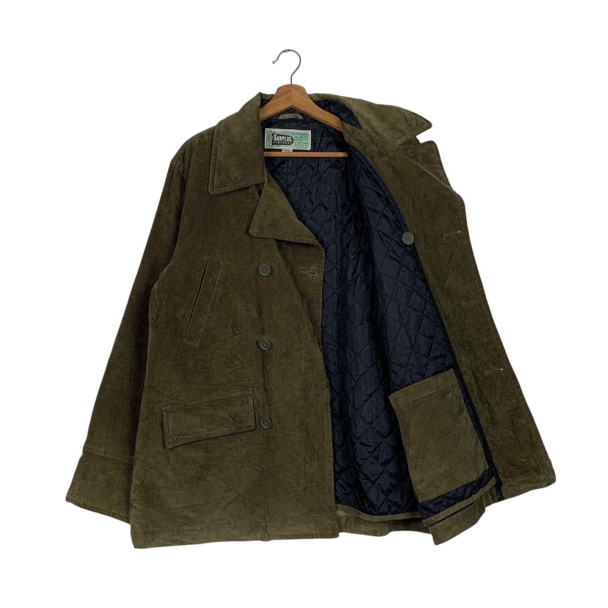 Other Vintage Surplus Double Breasted Corduroy Jacket Size US L / EU 52-54 / 3 - 9 Thumbnail