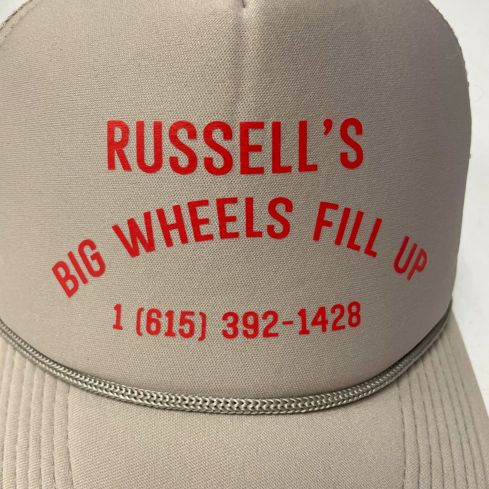 Nissan NOS New Vtg Nissin ROUGHNECK Silver Mesh TRUCKER Hat Size ONE SIZE - 4 Thumbnail