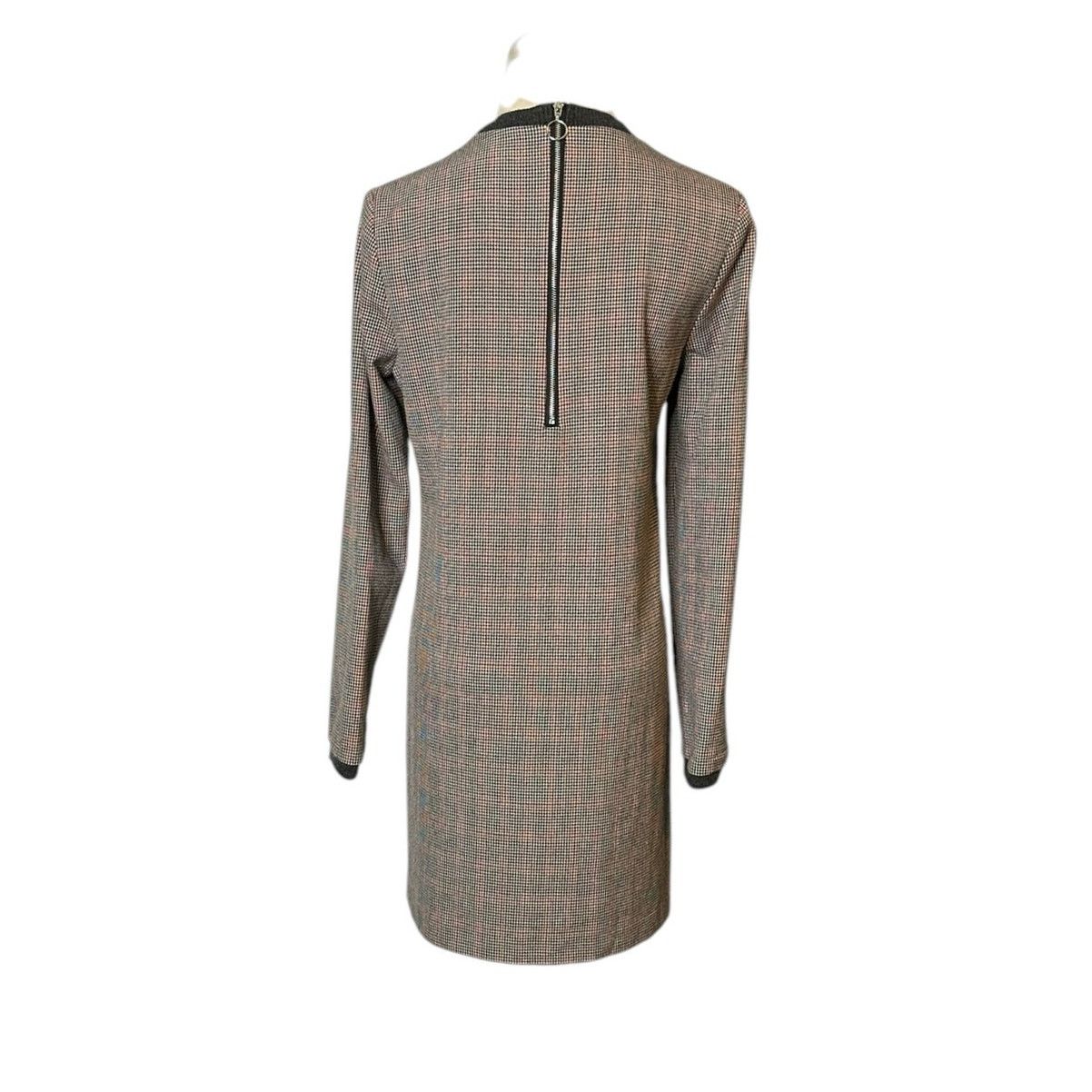 Zara Zara houndstooth long sleeves sheath mini dress size Small Size M / US 6-8 / IT 42-44 - 8 Thumbnail