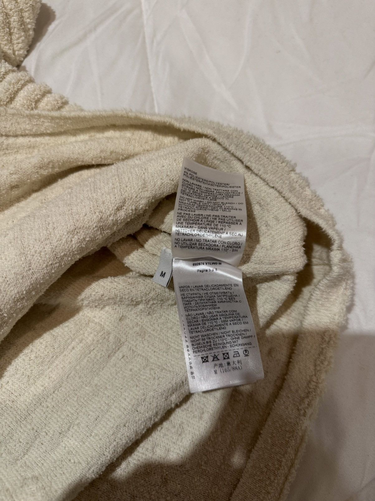 Bottega Veneta Bottega Veneta Intrecciato-Jacquard Terry Overshirt Size US M / EU 48-50 / 2 - 13 Thumbnail