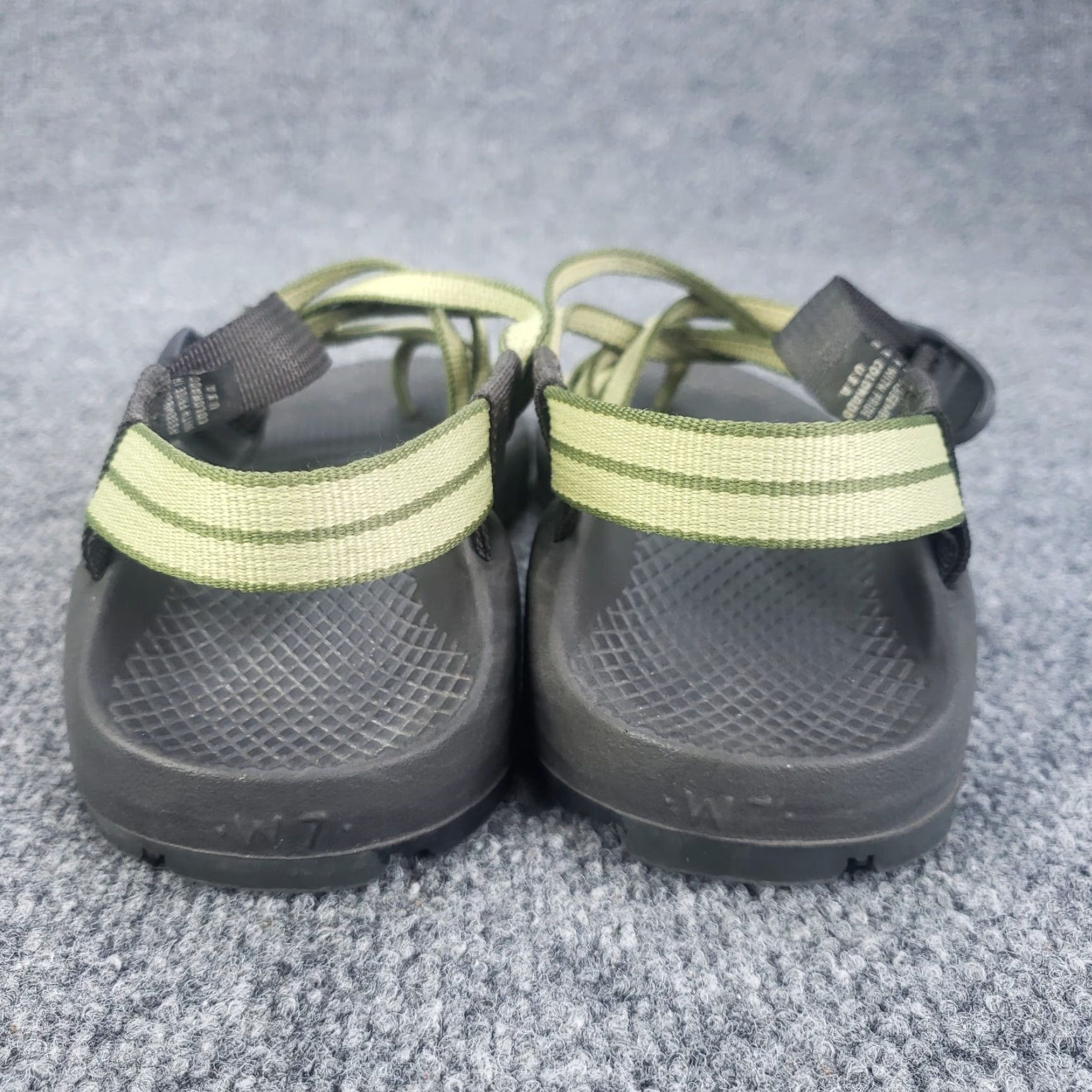 Chaco Chaco Z/Cloud X2 Sandals Womens Size 7 Black Green Kelp Knit Adjustable Casual Size US 8 / IT 38 - 5 Thumbnail