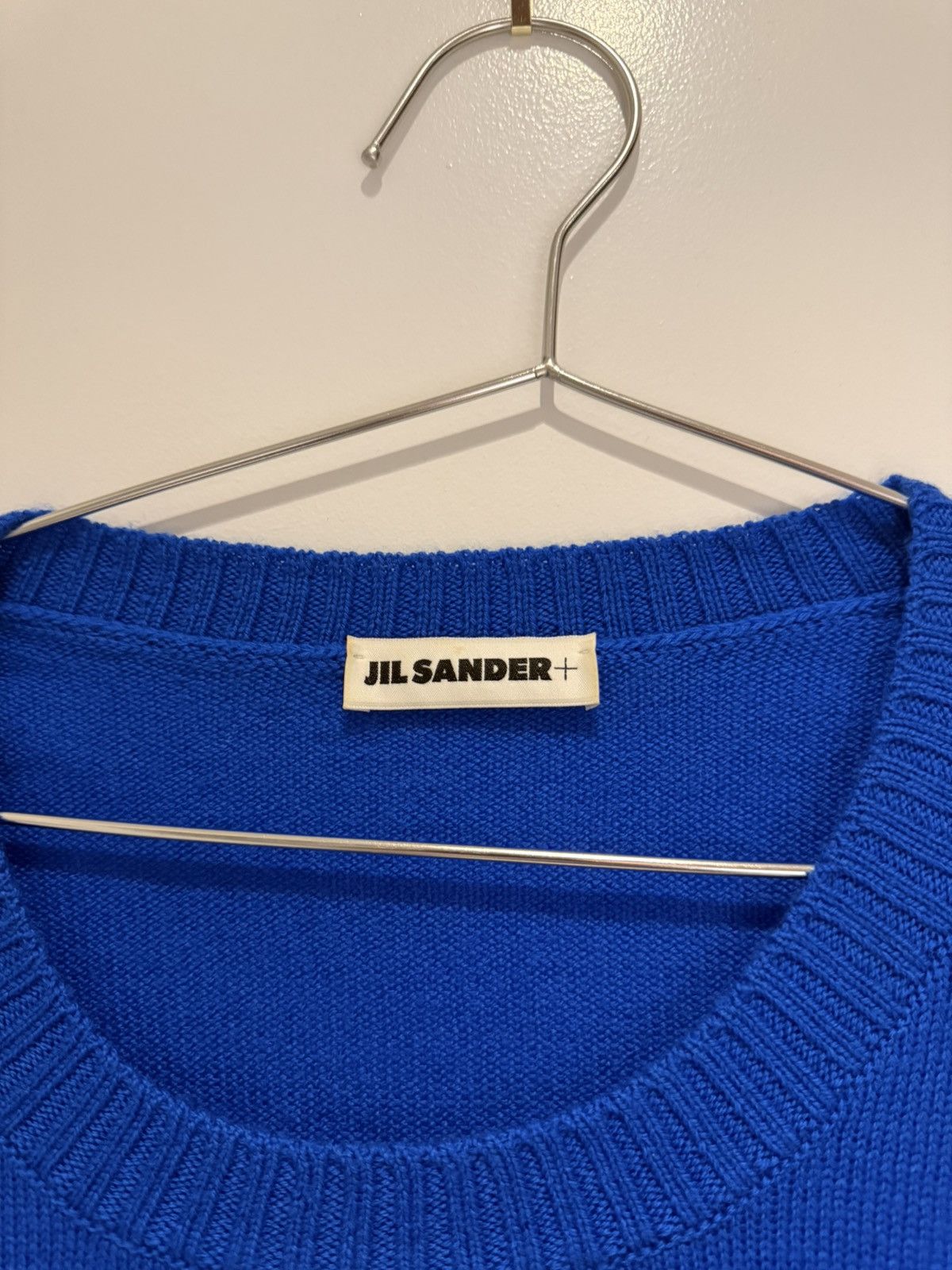 Jil Sander Jill Sander Blue Wool Sweater Size US L / EU 52-54 / 3 - 2 Thumbnail