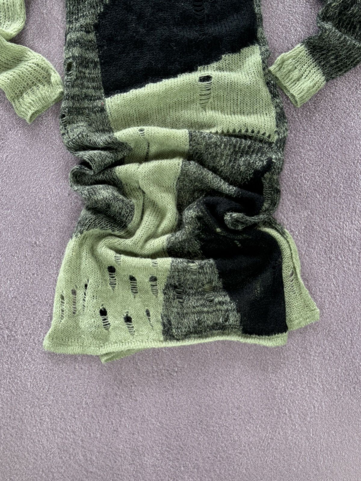 Japanese Brand Japan Vibe Archival Style Y2K Mohair Dress Size L / US 10 / IT 46 - 10 Thumbnail