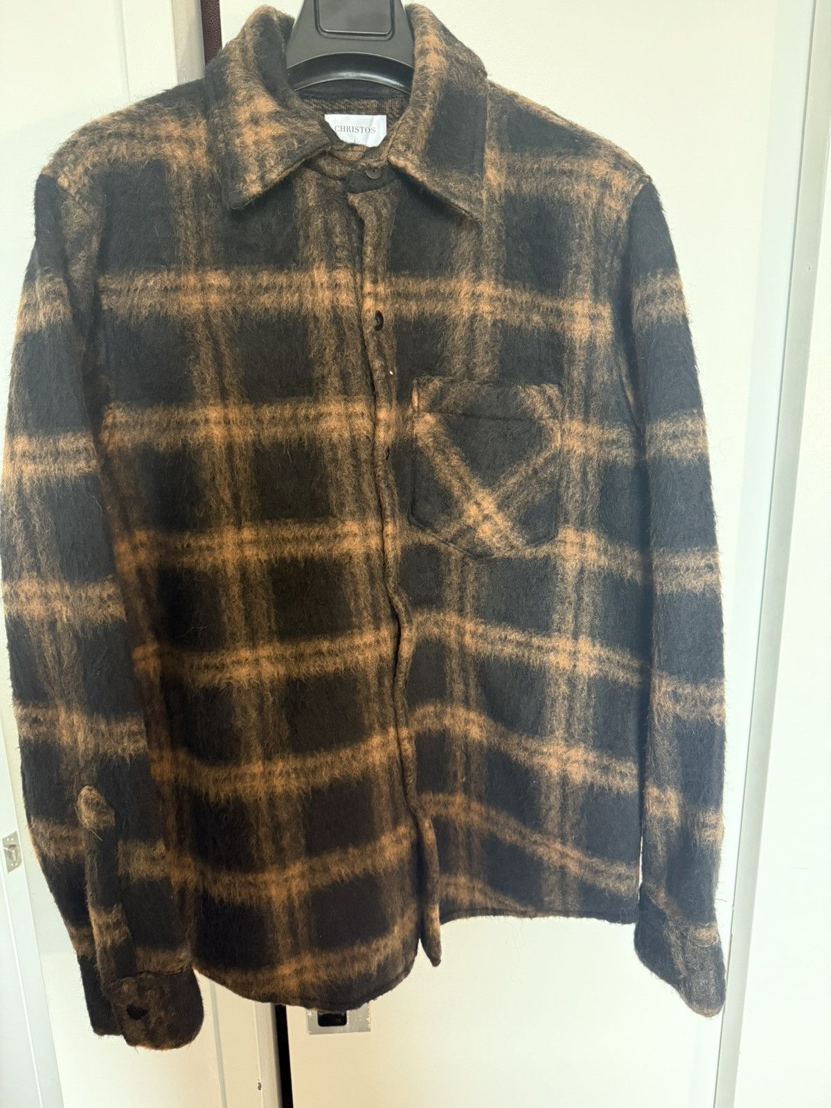 Christos New York Christos New York Mohair Shirt Jacket Size US L / EU 52-54 / 3 - 2 Thumbnail