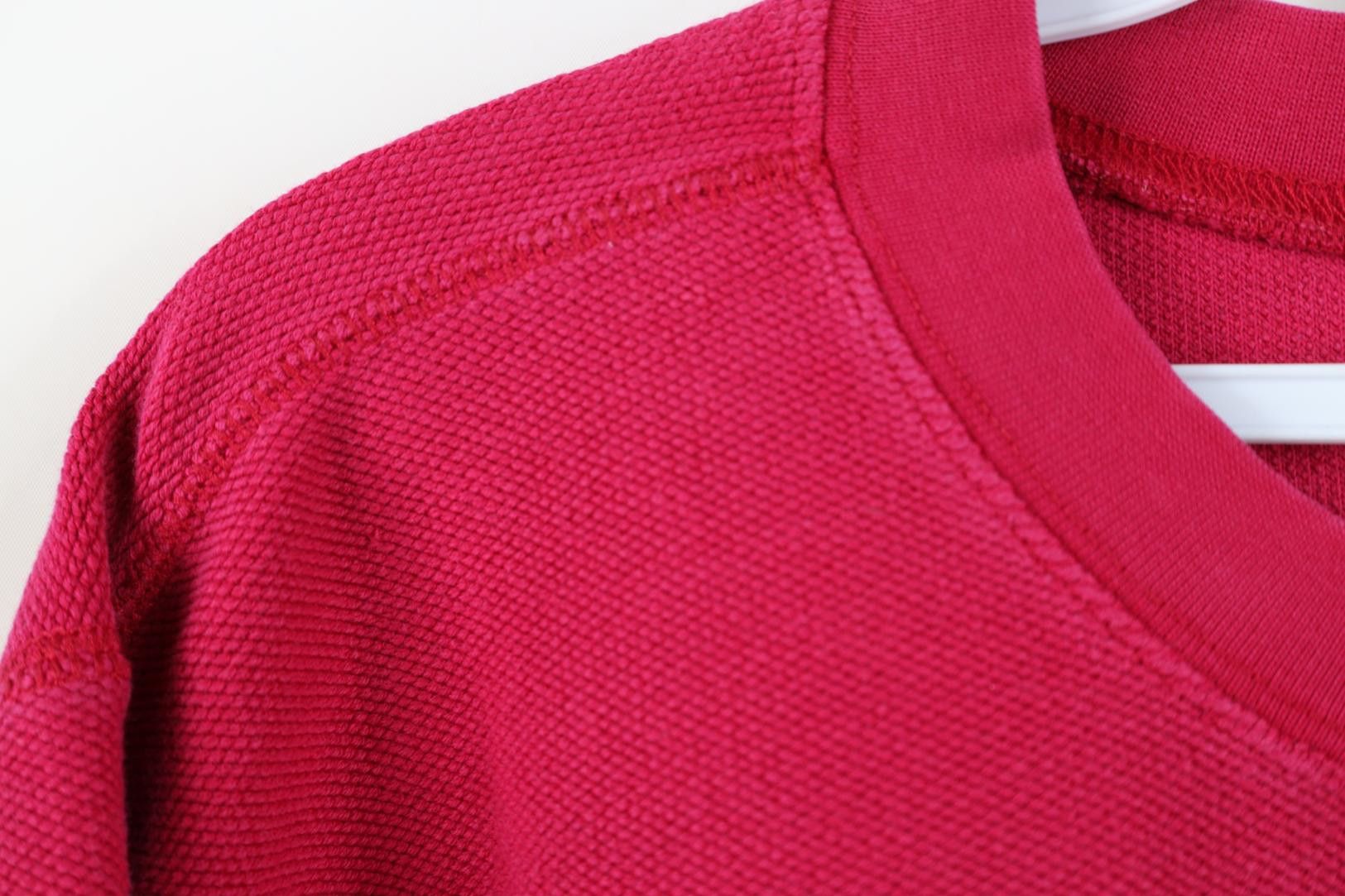 Lands' End Vintage 90s Lands End Thermal Knit Crewneck Sweater Pink Size US M / EU 48-50 / 2 - 5 Thumbnail