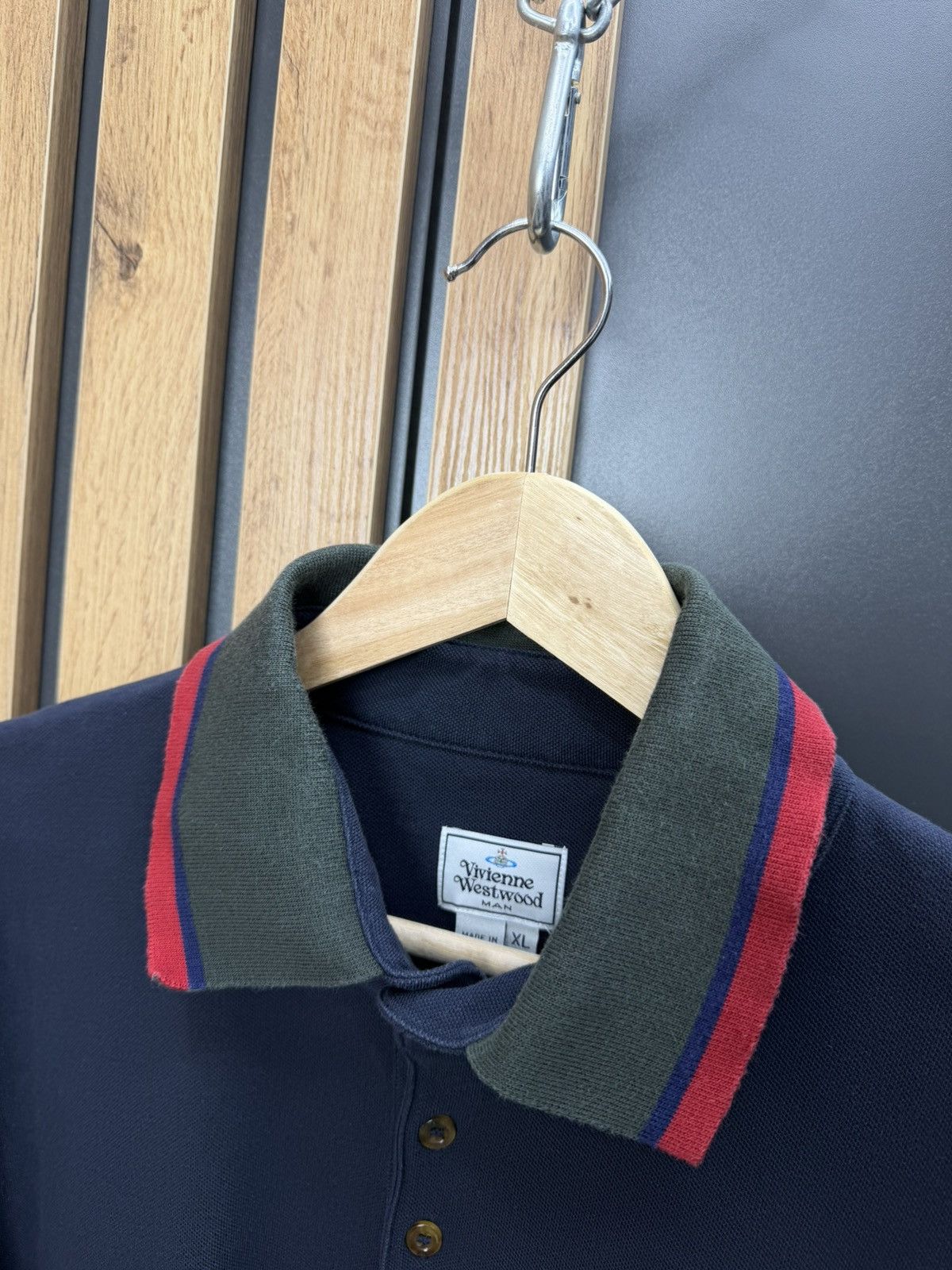 Vivienne Westwood Vivienne Westwood Man Polo Shirt Navy XL Orb Logo Size US XL / EU 56 / 4 - 11 Thumbnail
